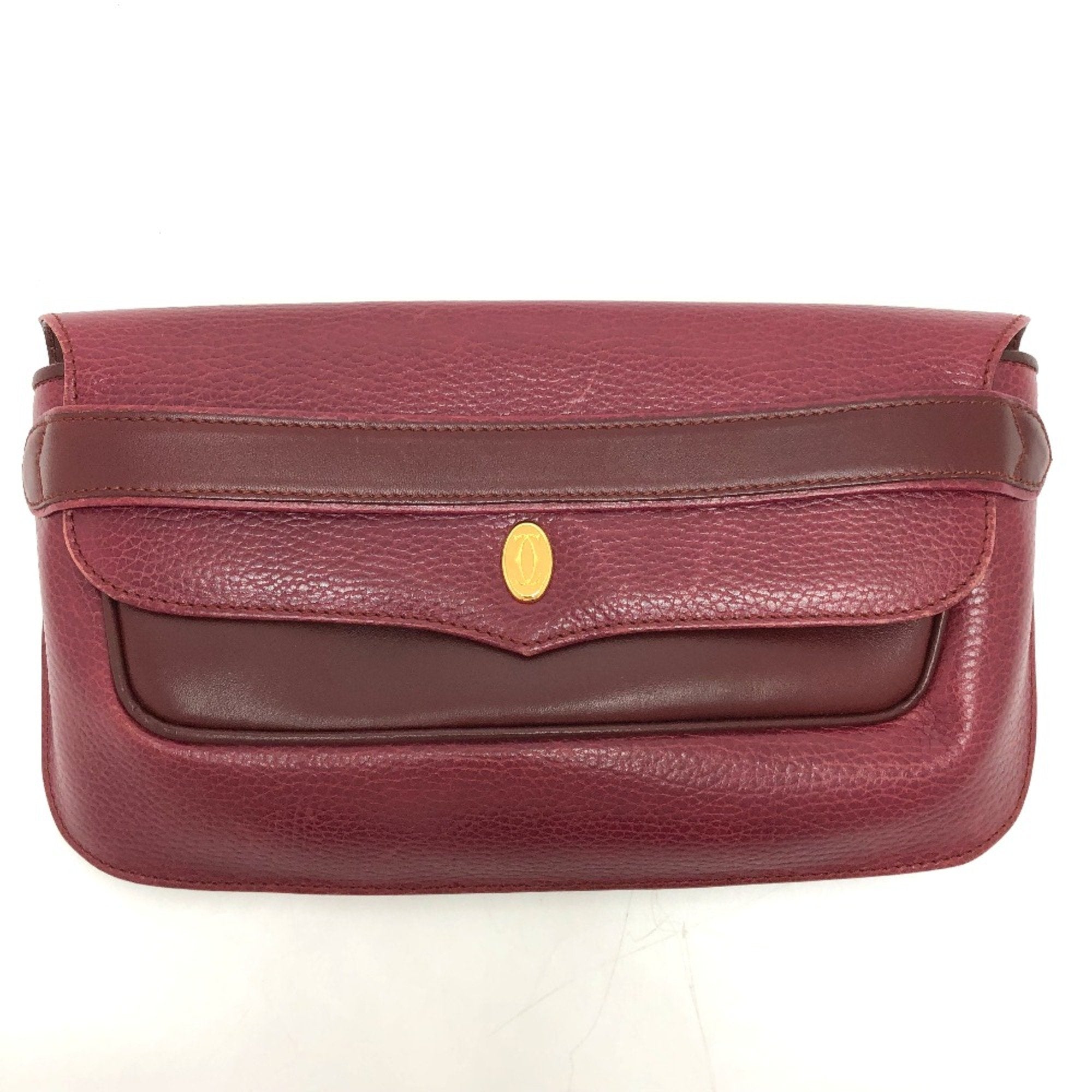 Cartier Other Leather Clutch Bag (Pre-Owned)