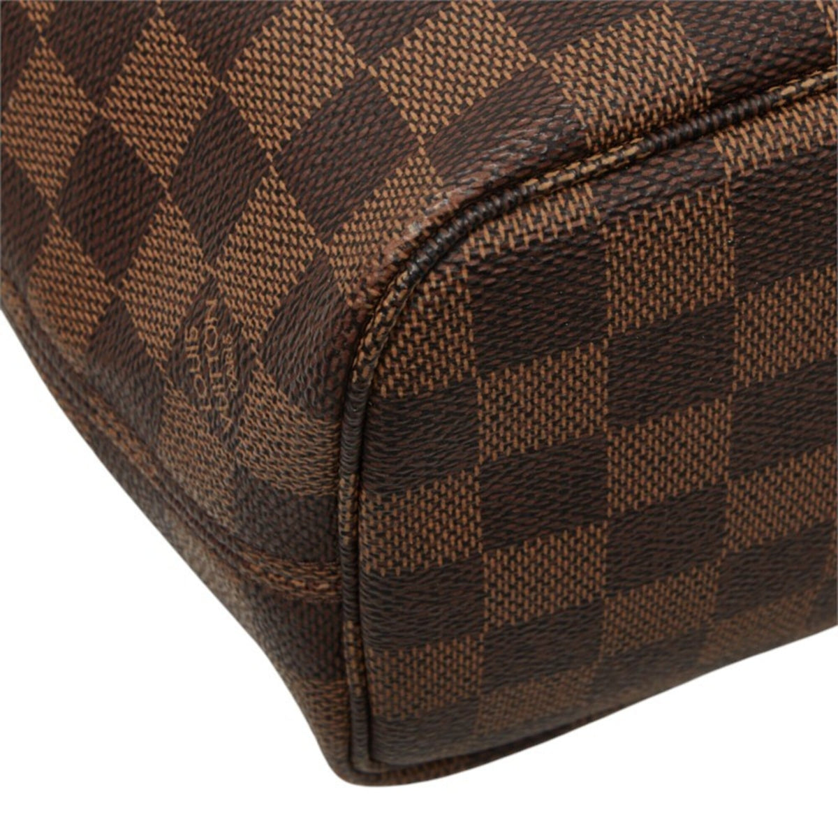 Louis Vuitton Brown Pvc Leather Handbag Tote Bag (Pre-Owned)