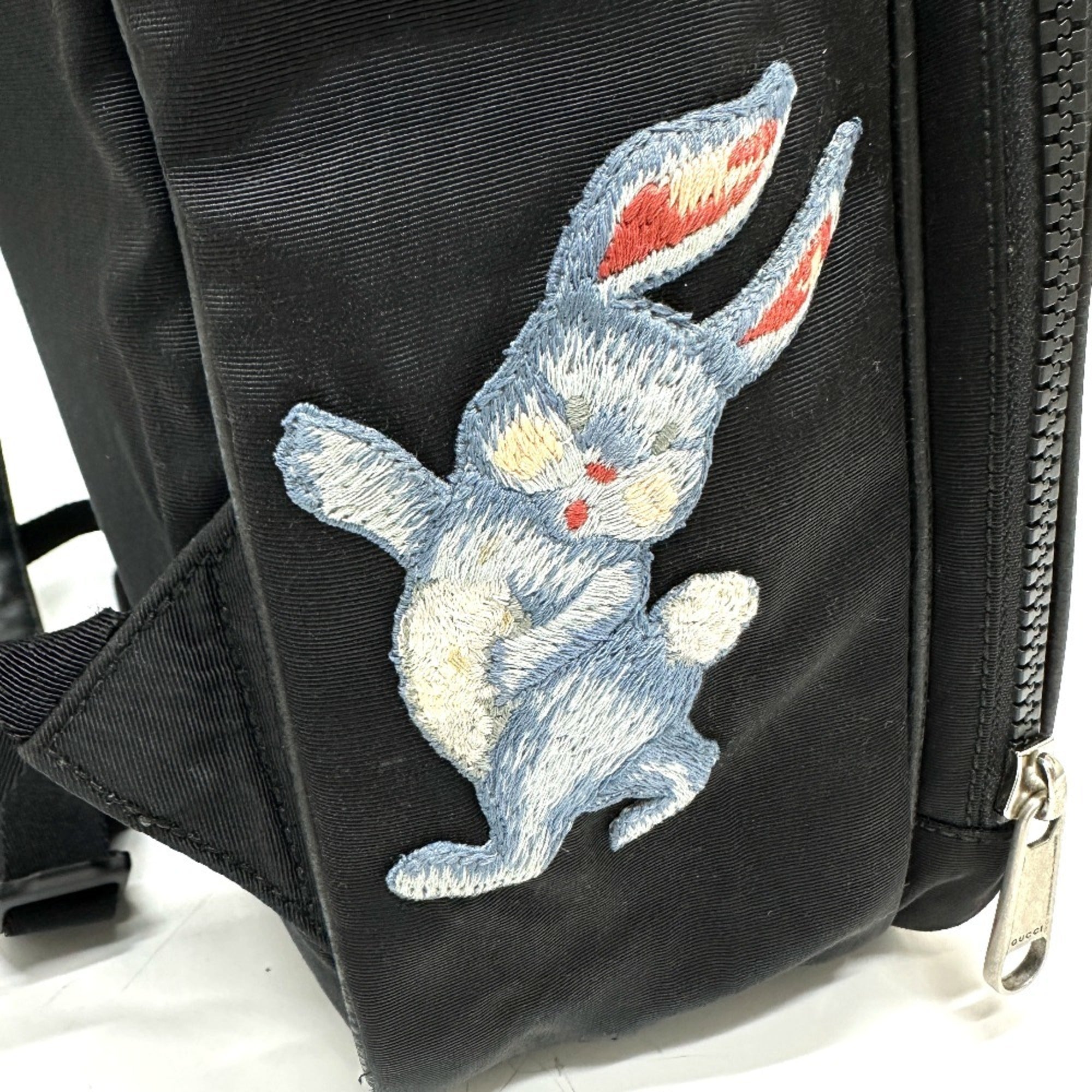 Gucci Black Canvas Backpack (Pre-Owned)