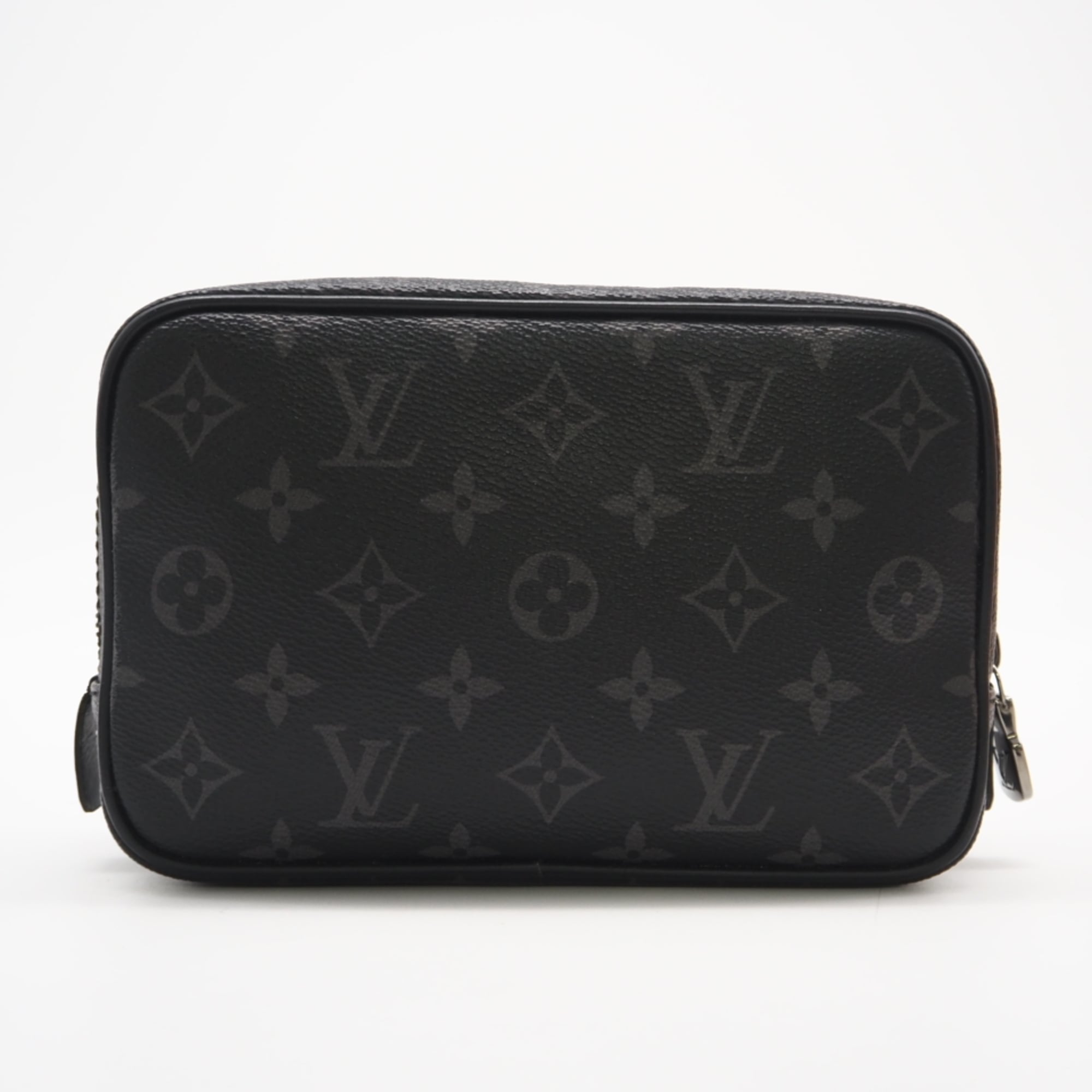 Louis Vuitton Black Gray Monogram Eclipse Pouch (Pre-Owned)