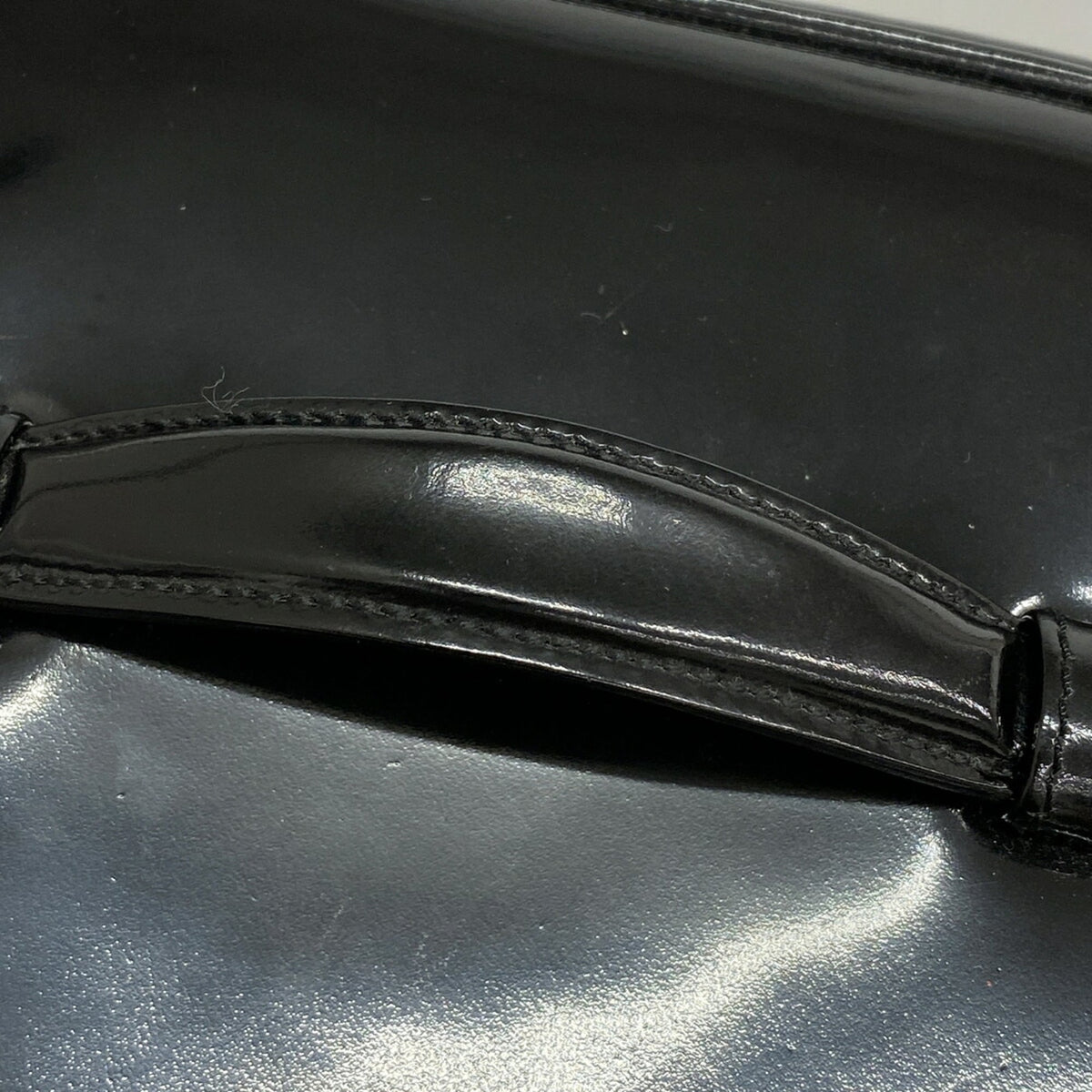 Chanel Black Patent Leather Vanity Bag (Pre-Owned)