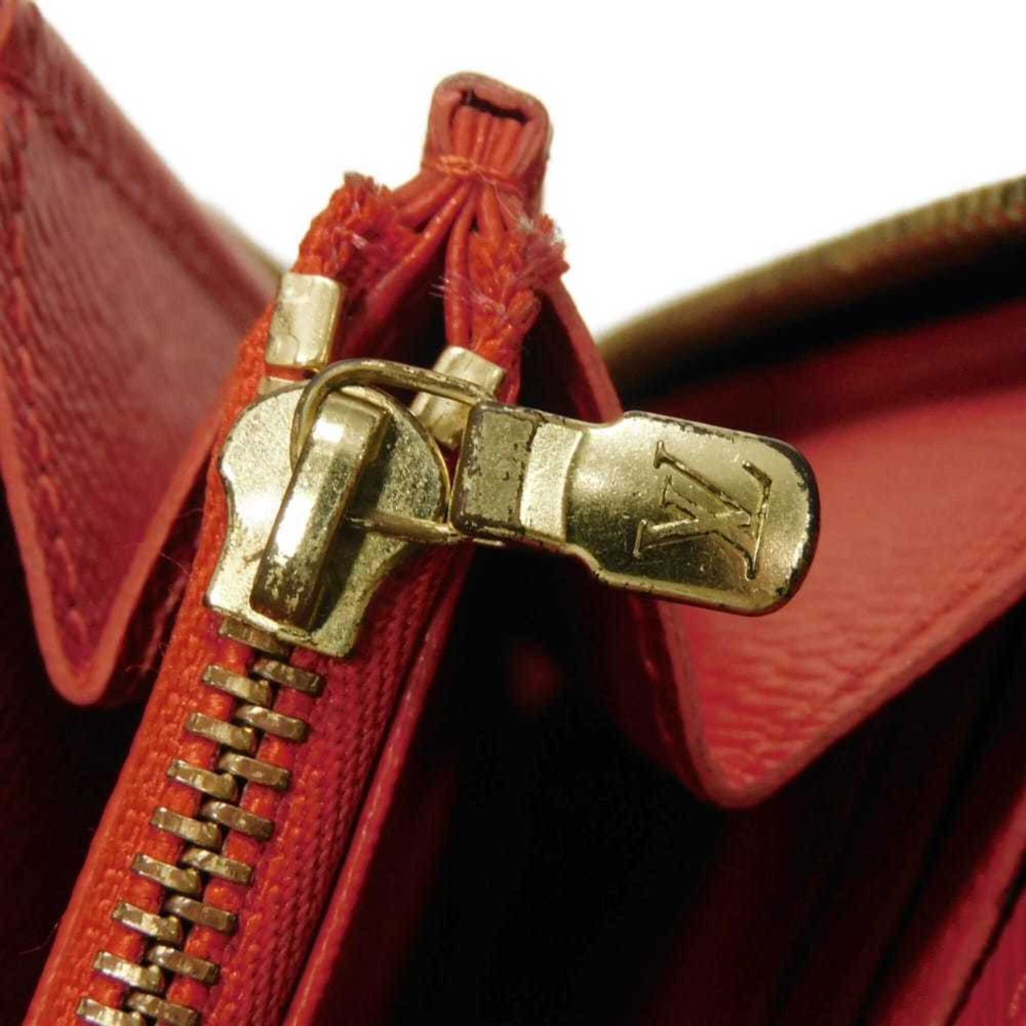 Louis Vuitton Brown Cerise Long Wallet (Bi-Fold) (Pre-Owned)