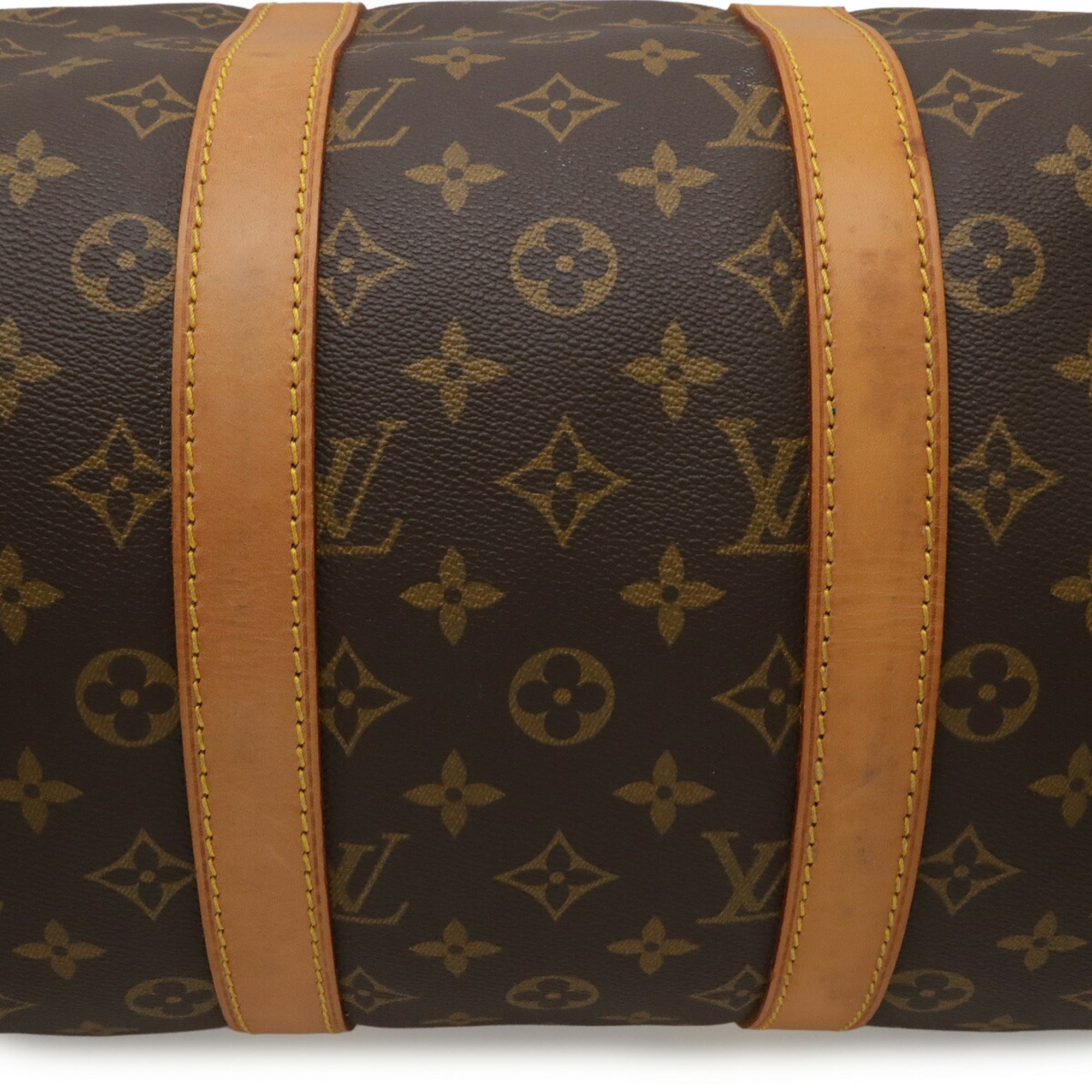 Louis Vuitton Brown Monogram Canvas Boston Bag Handbag (Pre-Owned)