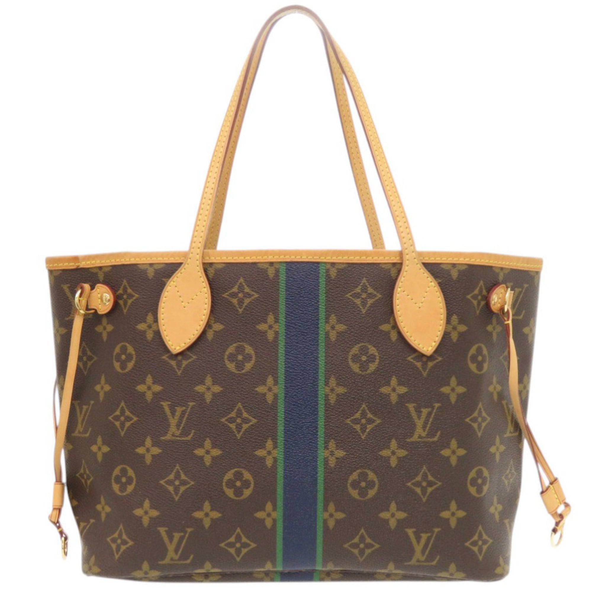 Louis Vuitton Brown Green Monogram Monogram Handbag Tote Bag (Pre-Owned)