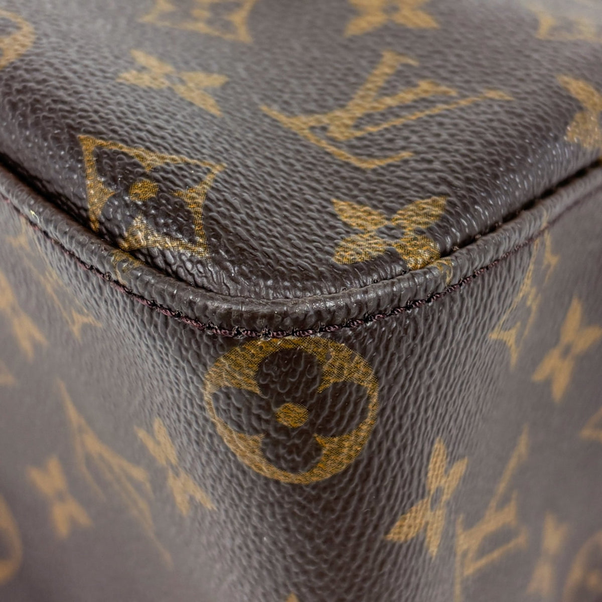 Louis Vuitton Brown Monogram Shoulder Bag (Pre-Owned)