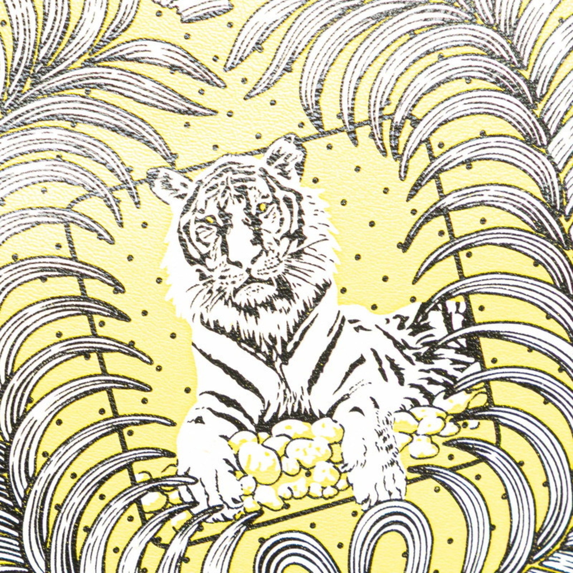 Hermes Multi-Color Yellow Swift Leather Pouch (Pre-Owned)