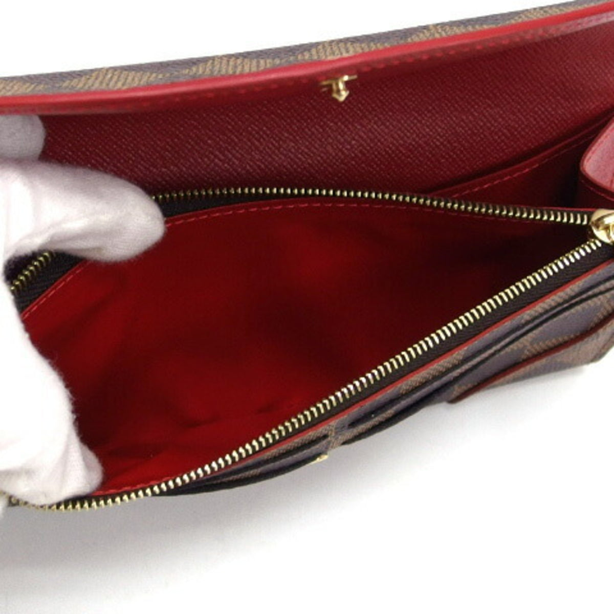 Louis Vuitton Cerise Damier Canvas Long Wallet (Bi-Fold) (Pre-Owned)