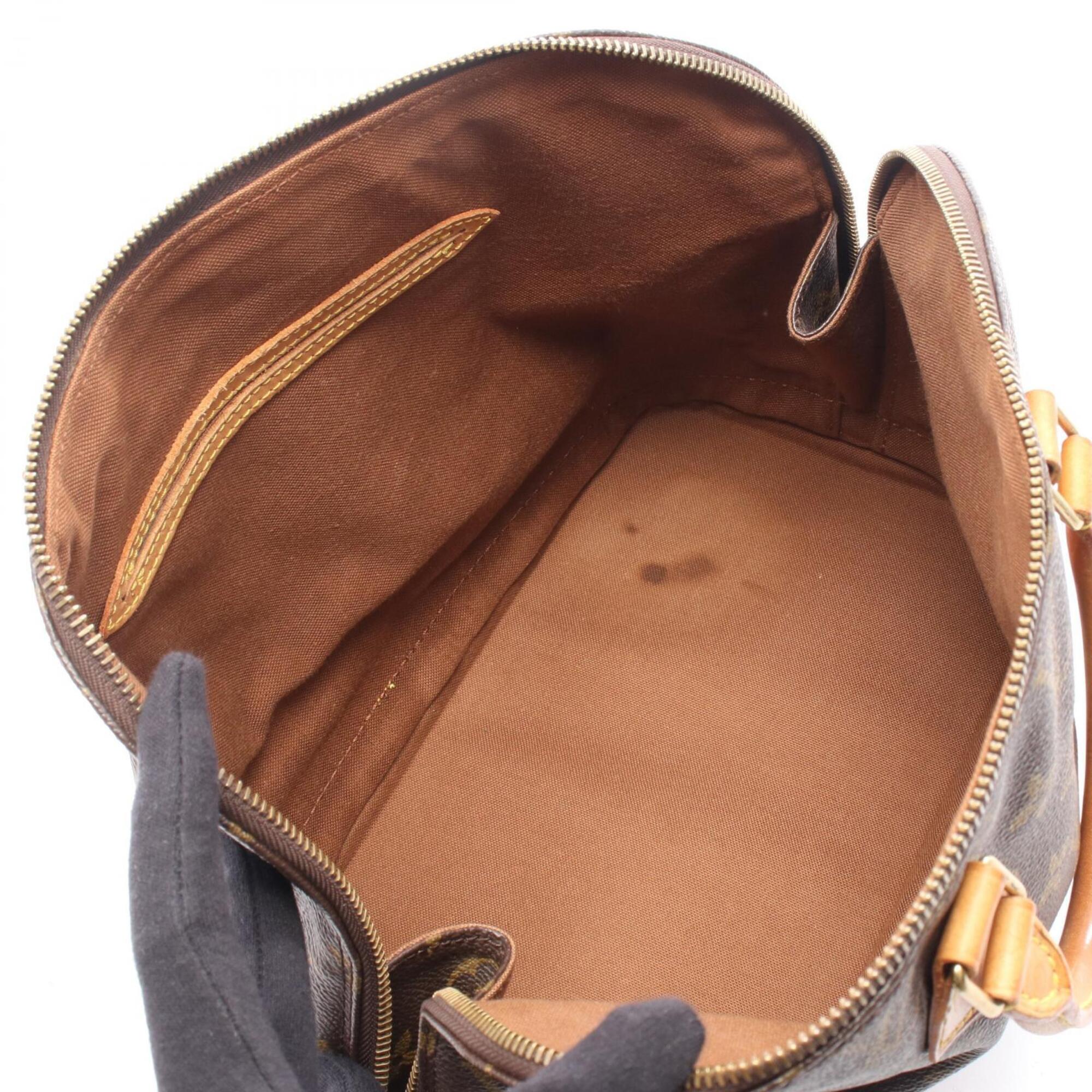 Louis Vuitton Brown Coated Canvas Leather Handbag (Pre-Owned)