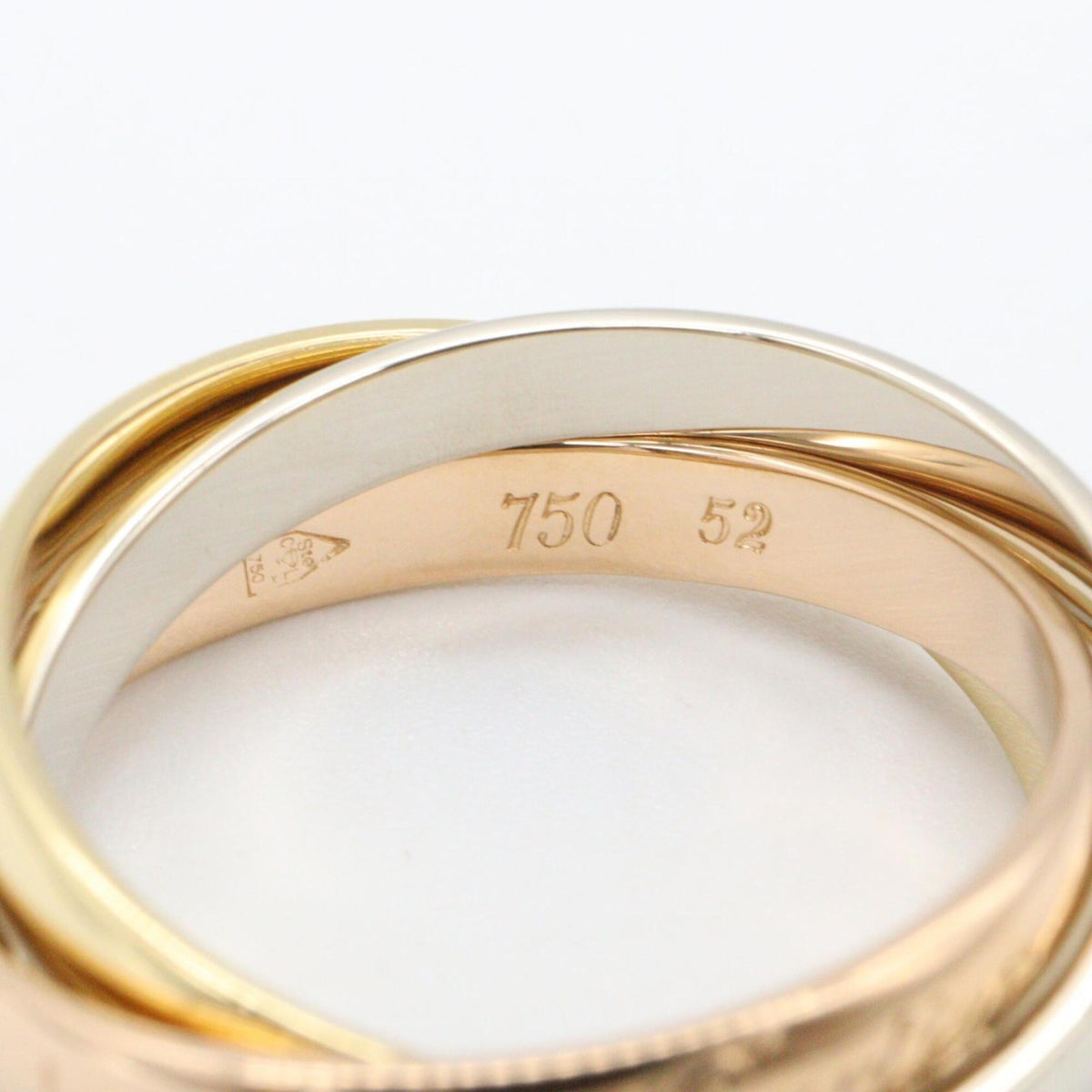 Cartier Pink Gold White Gold Yellow Gold Yellow Gold (18K) Pink Gold (18K) White Gold (18K) Band Ring (Pre-Owned)