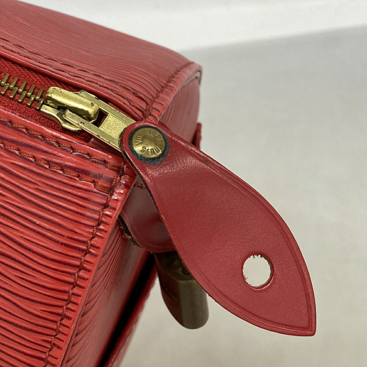 Louis Vuitton Castilian Red Handbag (Pre-Owned)