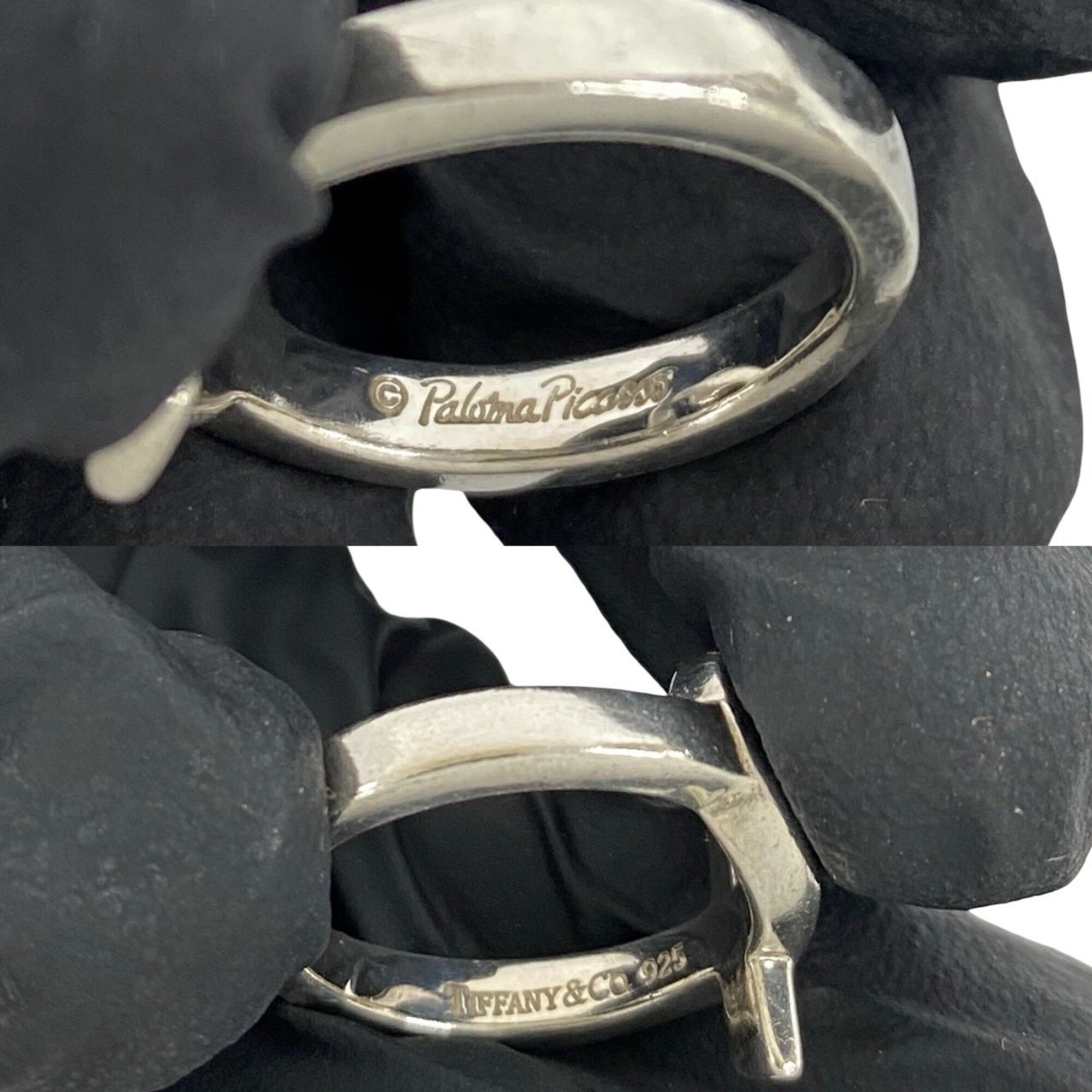 Tiffany Silver Silver 925 Band Ring (Pre-Owned)