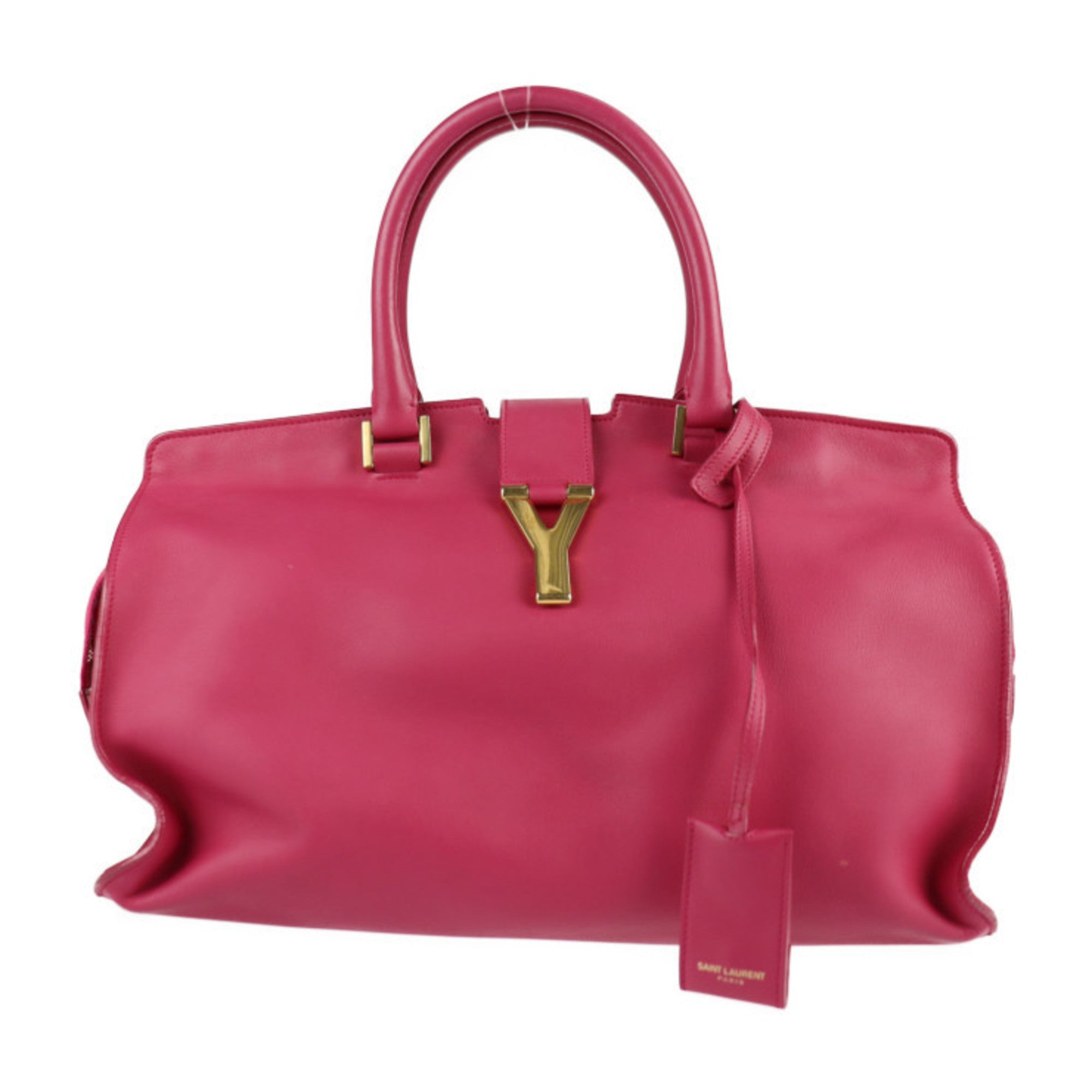 Yves Saint Laurent Pink Leather Handbag (Pre-Owned)