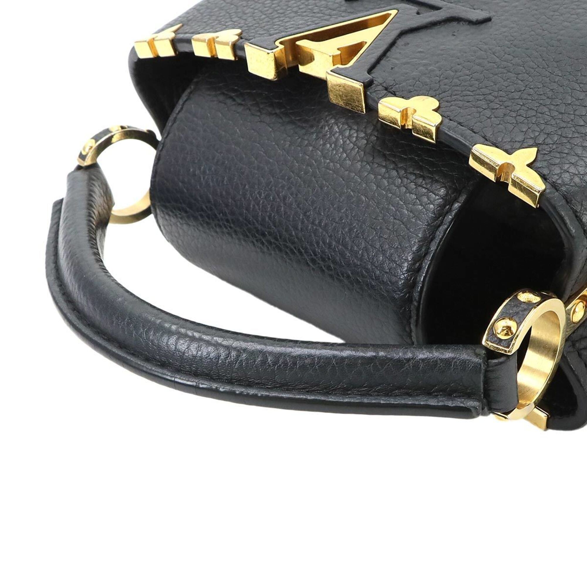 Louis Vuitton Black Capucines Noir Handbag (Pre-Owned)