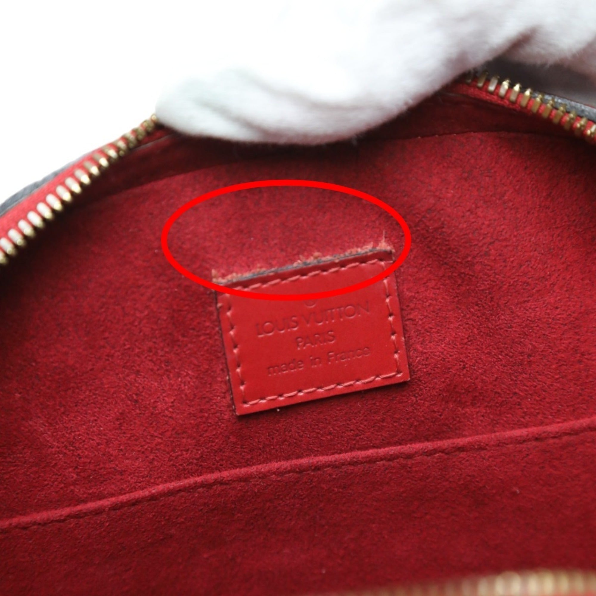 Louis Vuitton Castilian Red Epi Leather Handbag (Pre-Owned)