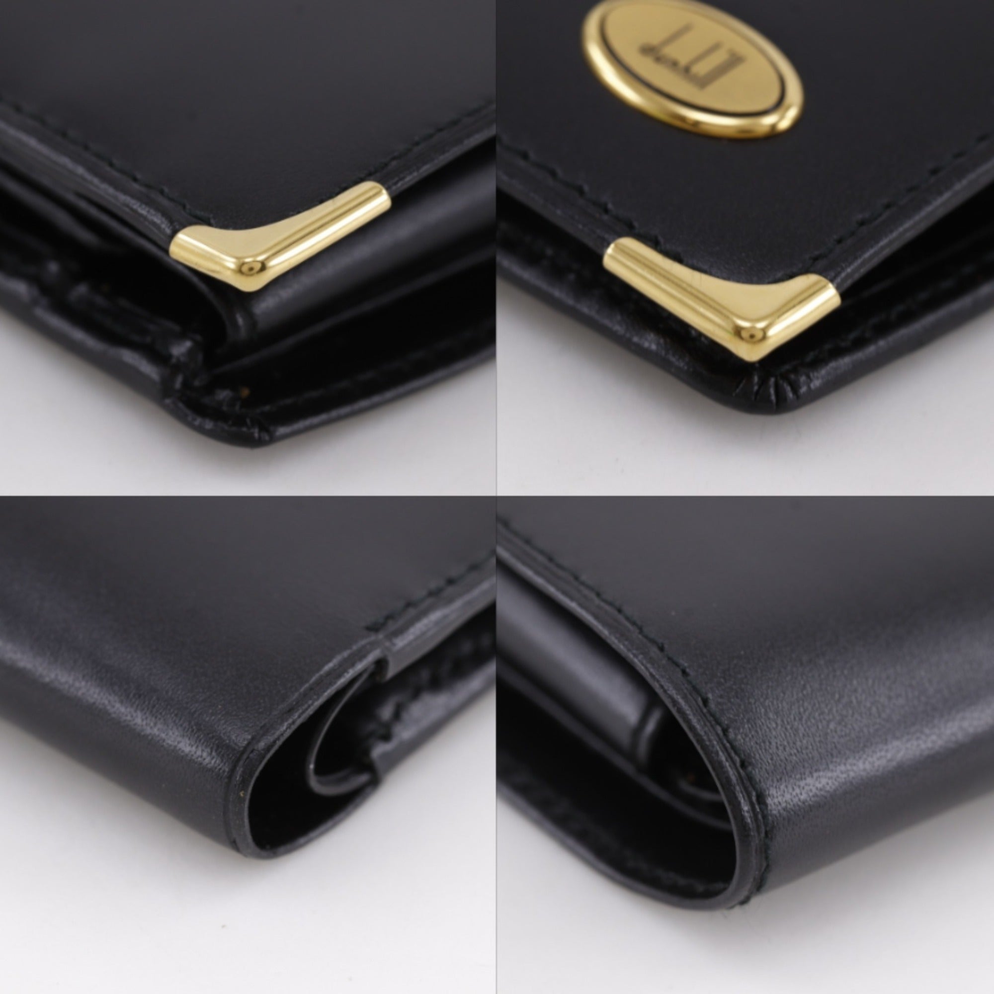 Dunhill Black Leather Wallet (Bi-Fold) (Pre-Owned)