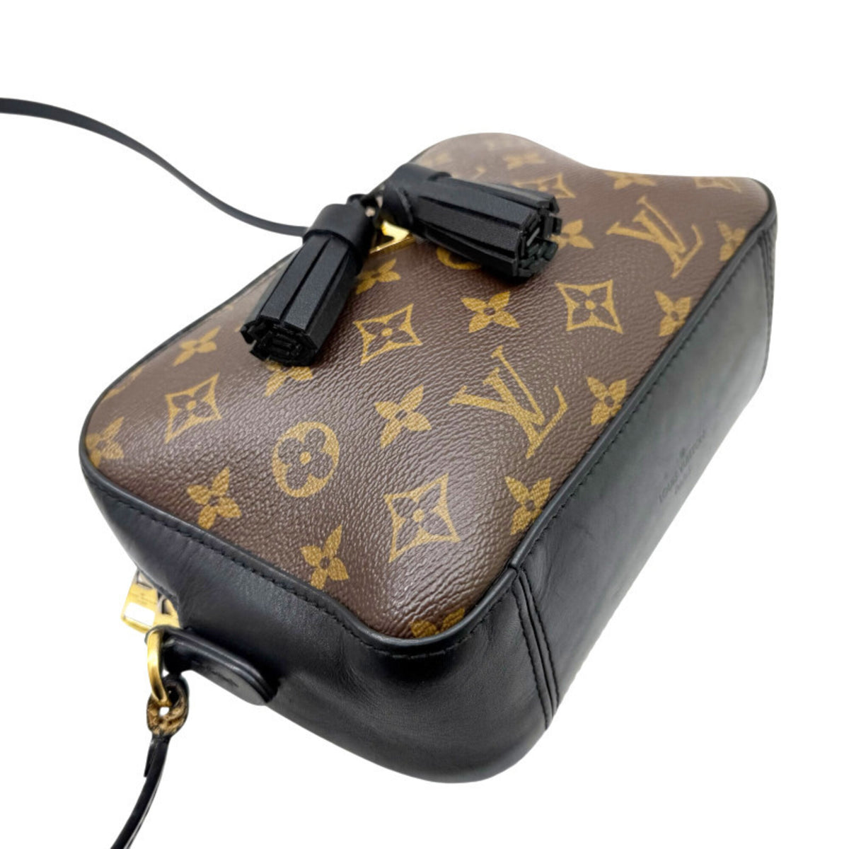 Louis Vuitton Black Brown Freesia Monogram Monogram Shoulder Bag (Pre-Owned)