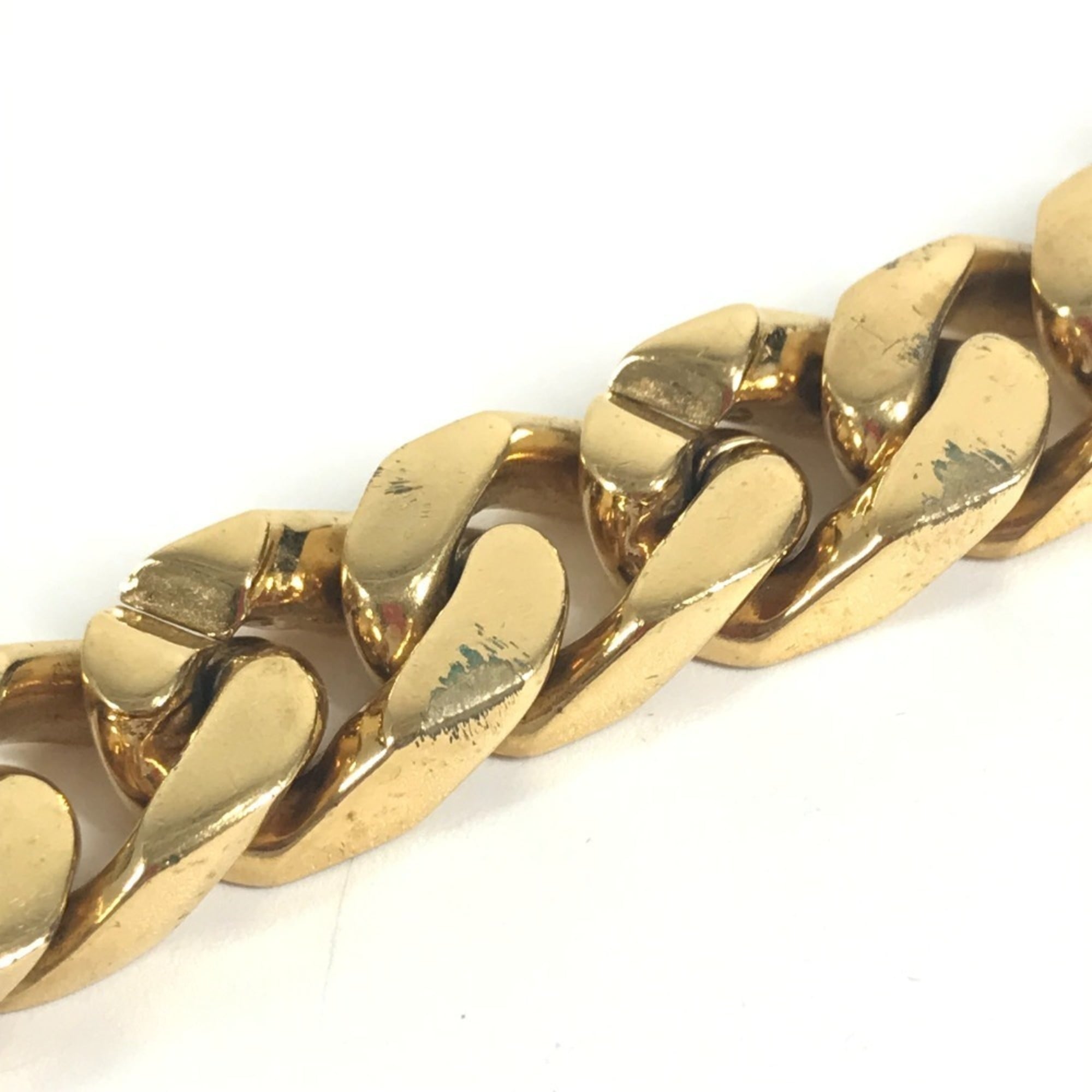 Louis Vuitton Monogram Gold Metal Charm Bracelet (Pre-Owned)