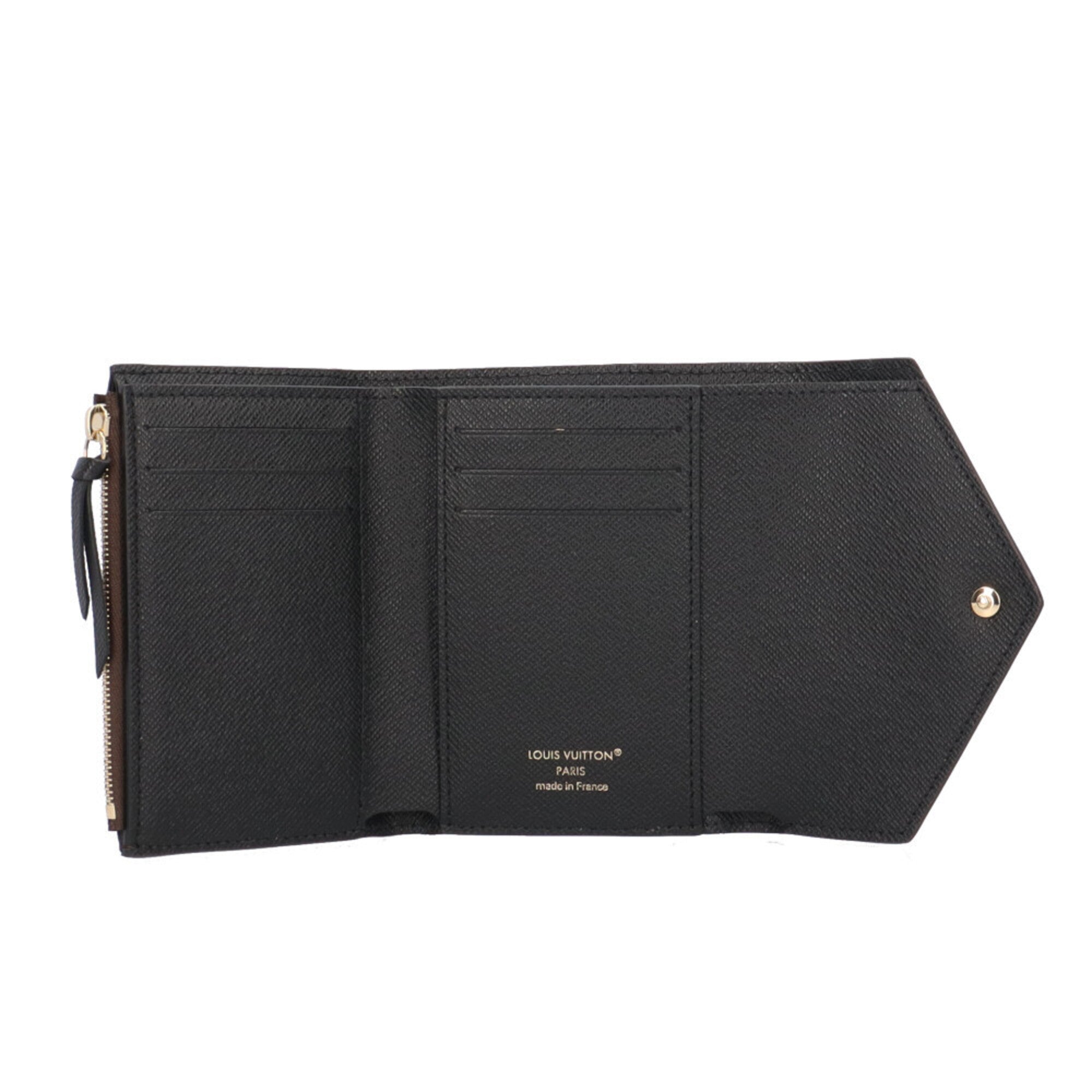 Louis Vuitton Monogram Reverse Brown Monogram Monogram Reverse Wallet (Tri-Fold) (Pre-Owned)