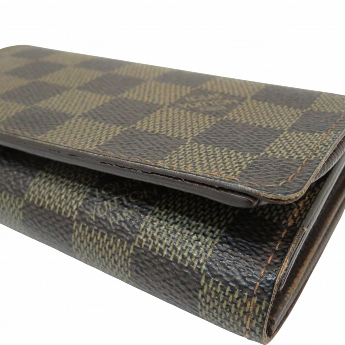 Louis Vuitton Damier Brown Damier Canvas Damier Canvas Wallet (Bi-Fold) (Pre-Owned)