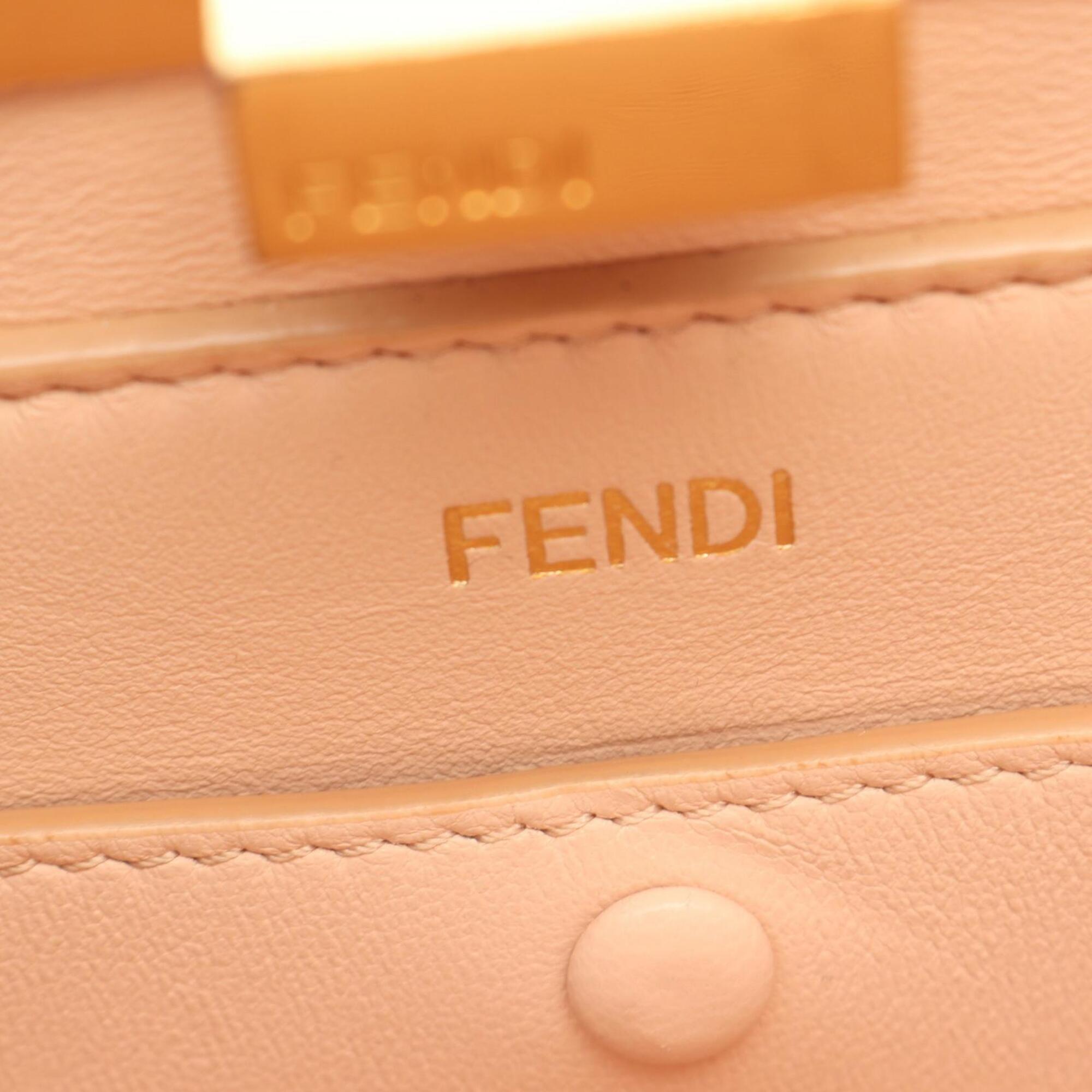 Fendi Yellow Leather Handbag (Pre-Owned)