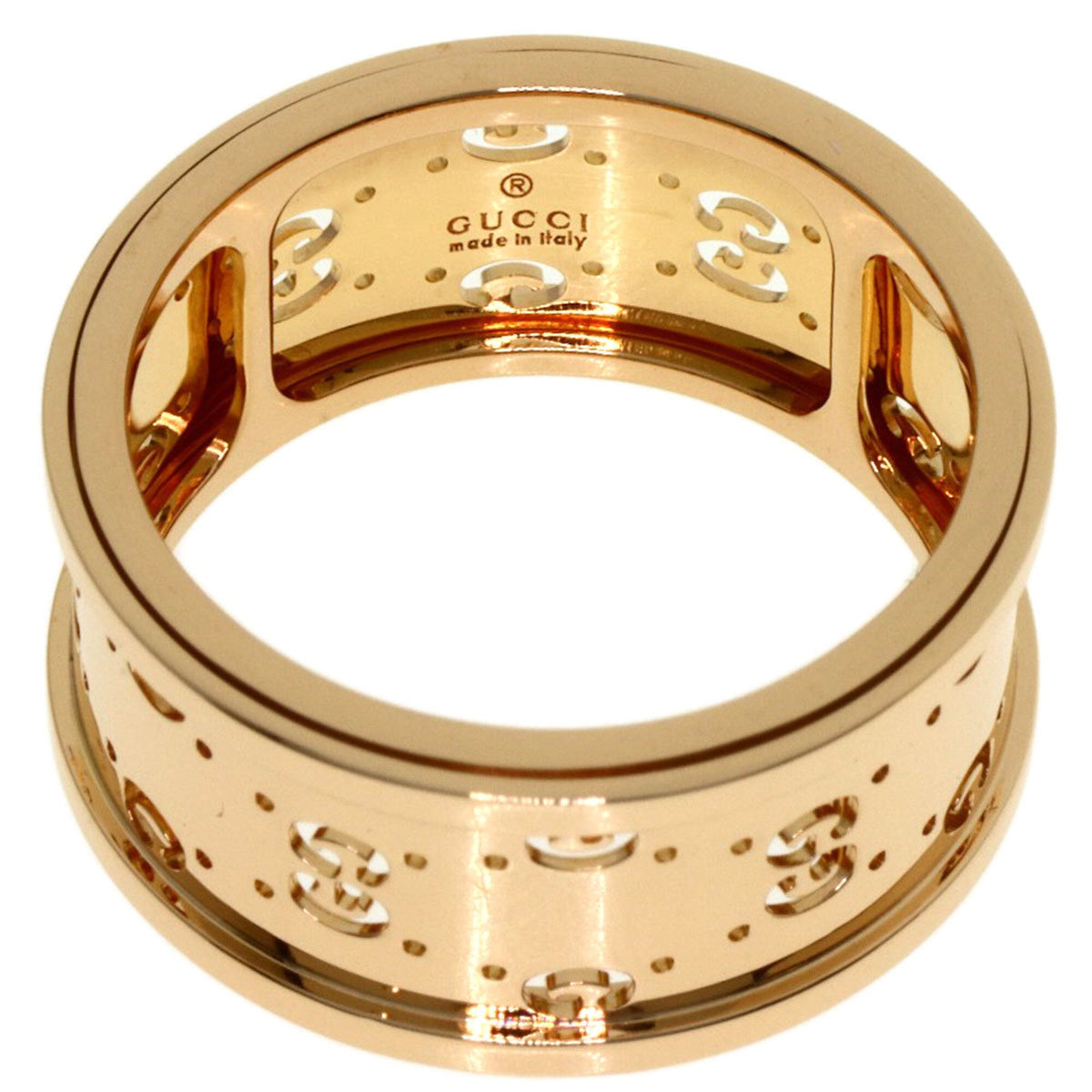 Gucci Pink Gold (18K) Band Ring (Pre-Owned)