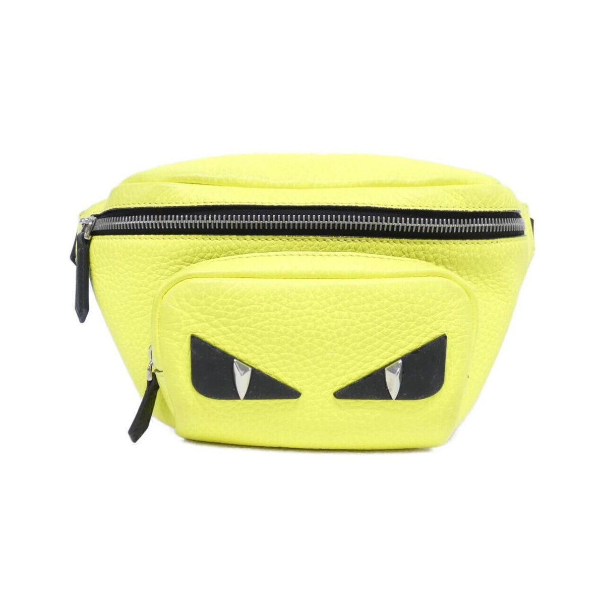 Fendi Yellow Leather Fanny Pack Handbag (Pre-Owned)