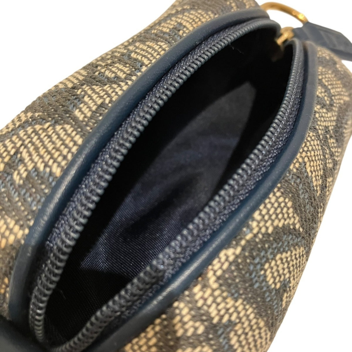 Christian Dior Navy Canvas Pouch (Pre-Owned)
