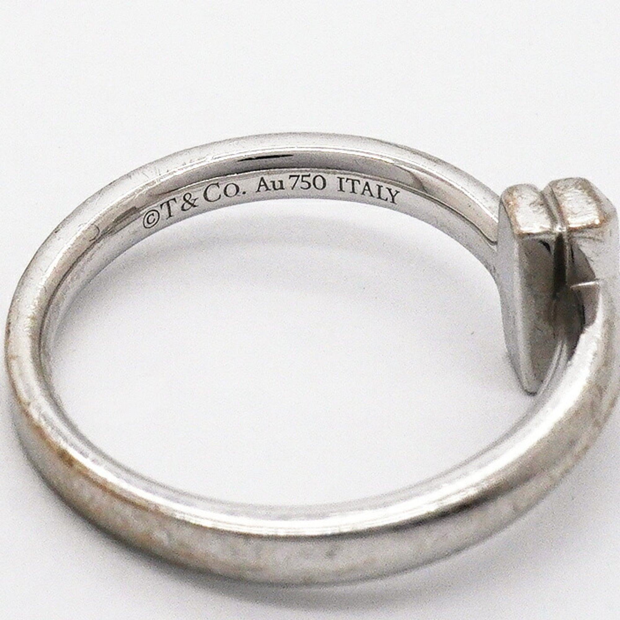 Tiffany White Gold (18K) Band Ring (Pre-Owned)