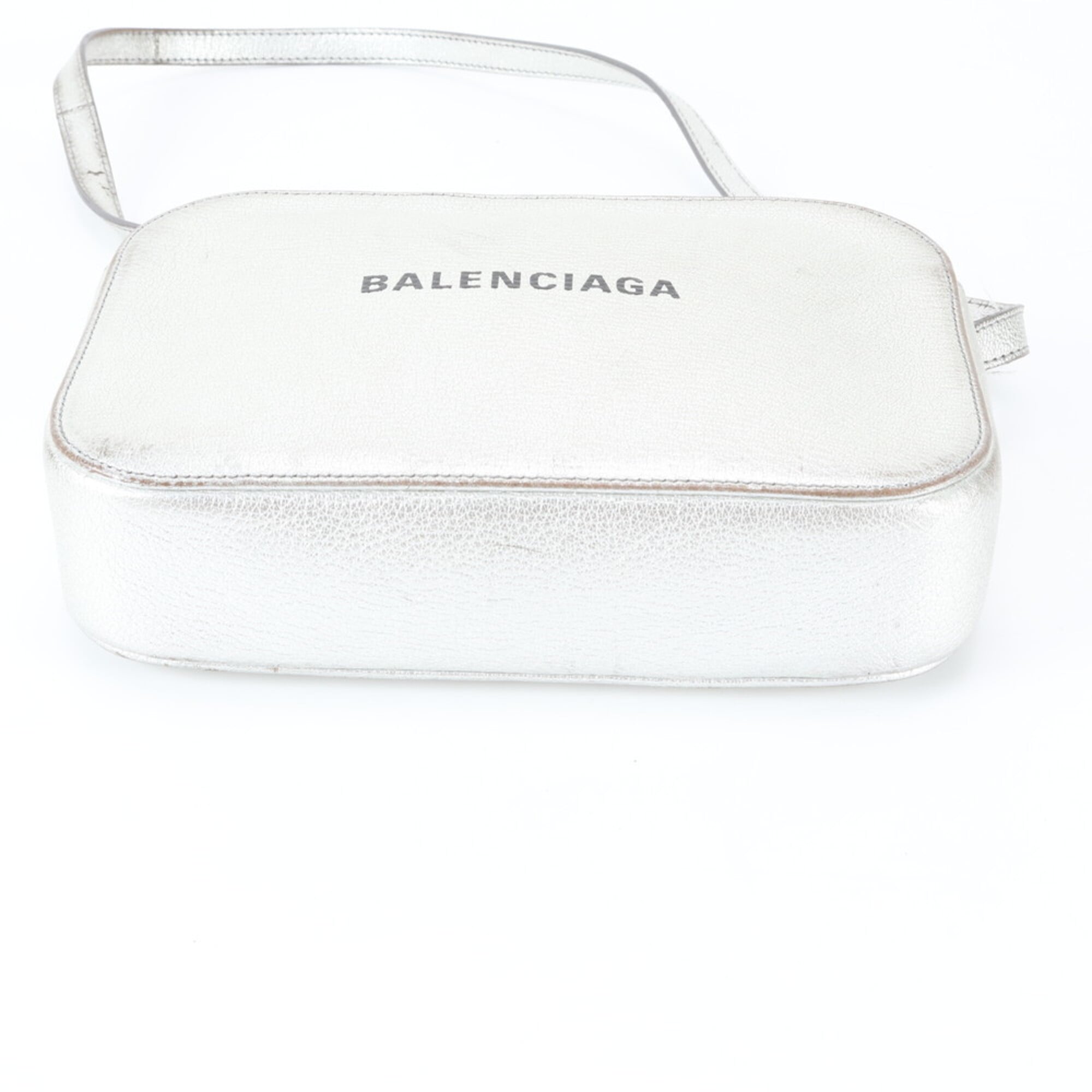 Balenciaga Silver Leather Shoulder Bag (Pre-Owned)