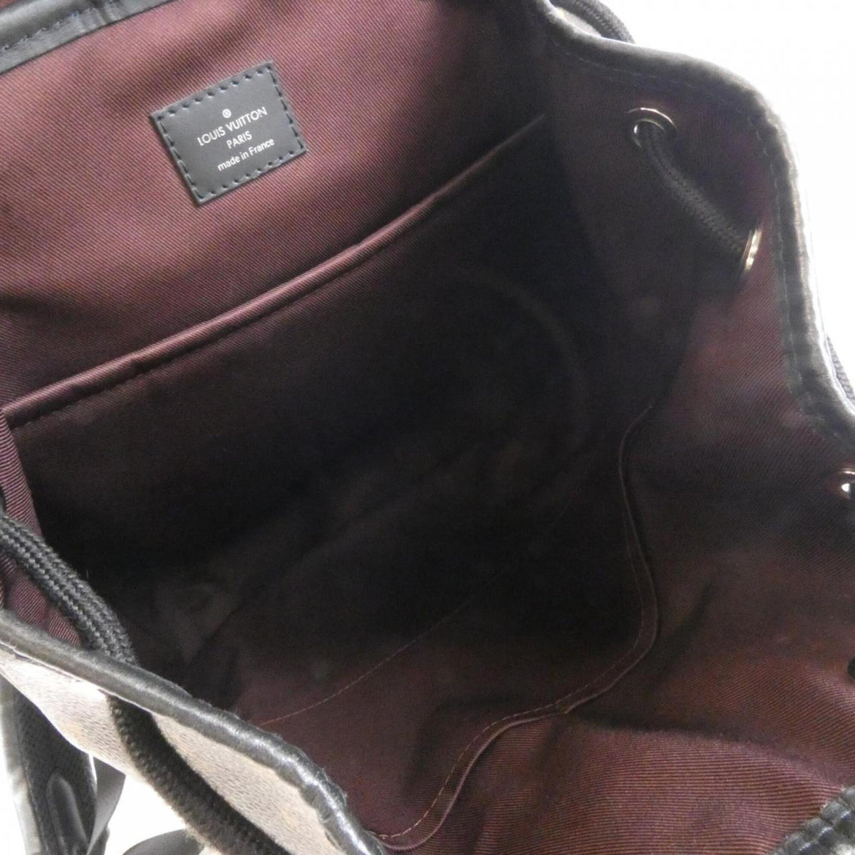 Louis Vuitton Marron Coated Canvas Backpack (Pre-Owned)