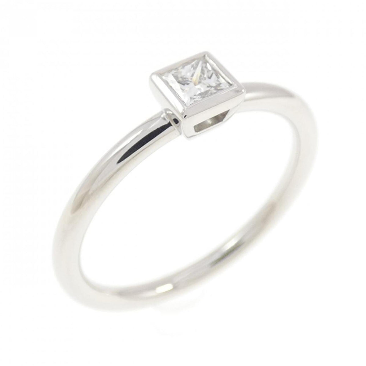 Tiffany Platinum Platinum 950 Band Ring (Pre-Owned)