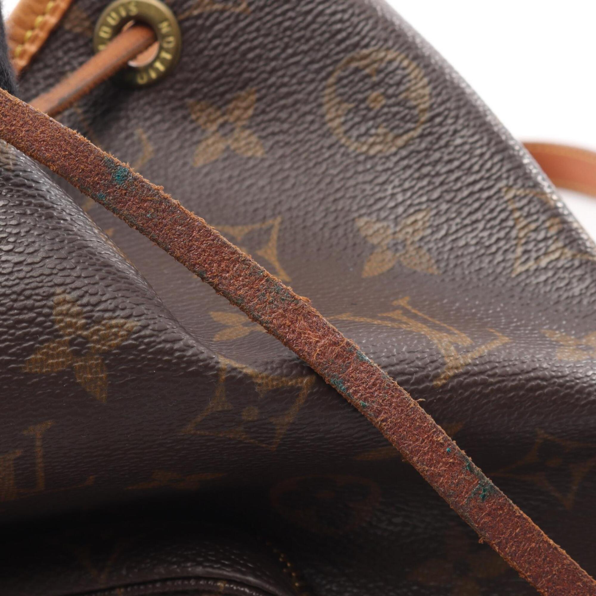 Louis Vuitton Brown Monogram Pvc Coated Canvas Leather Backpack (Pre-Owned)