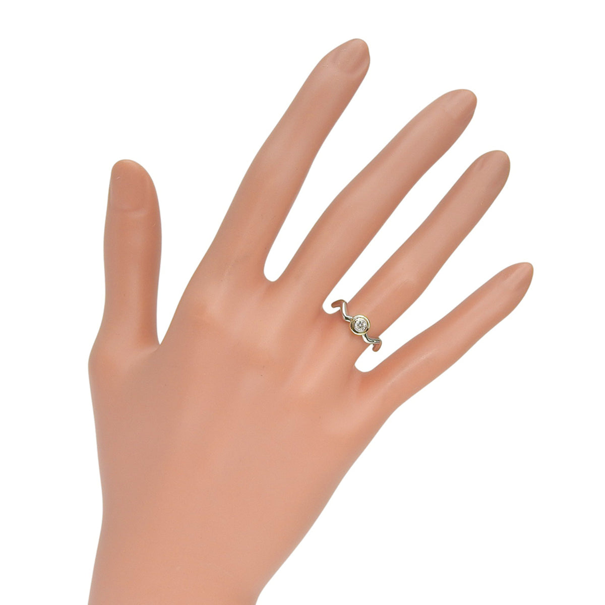 Tiffany Yellow Gold (18K) Platinum 950 Band Ring (Pre-Owned)