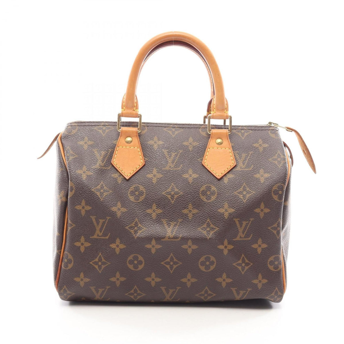 Louis Vuitton Brown Coated Canvas Pvc Monogram Leather Handbag (Pre-Owned)