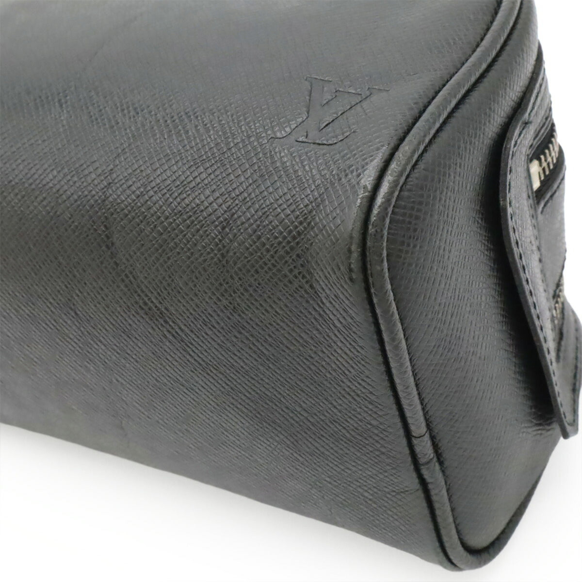 Louis Vuitton Ardoise Taiga Leather Leather Clutch Bag Handbag Pouch (Pre-Owned)