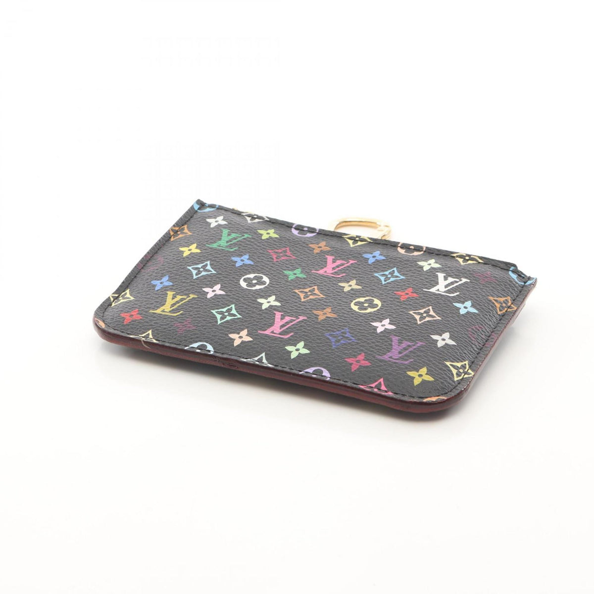 Louis Vuitton Black Grenade Multi-Color Noir Monogram Multicolore Coin Purse/Coin Case (Pre-Owned)