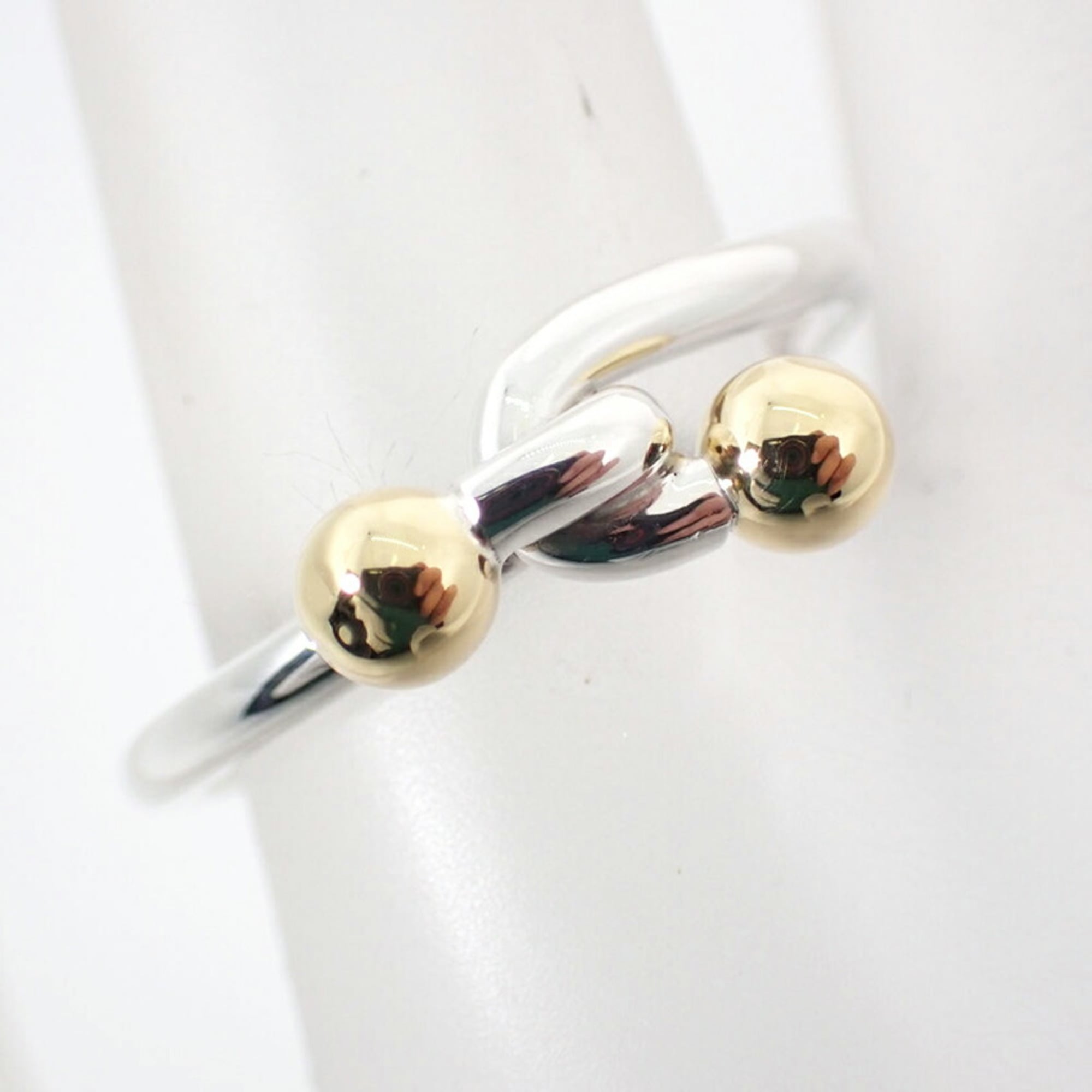 Tiffany Yellow Gold (18K) Sterling Silver 925 Band Ring (Pre-Owned)