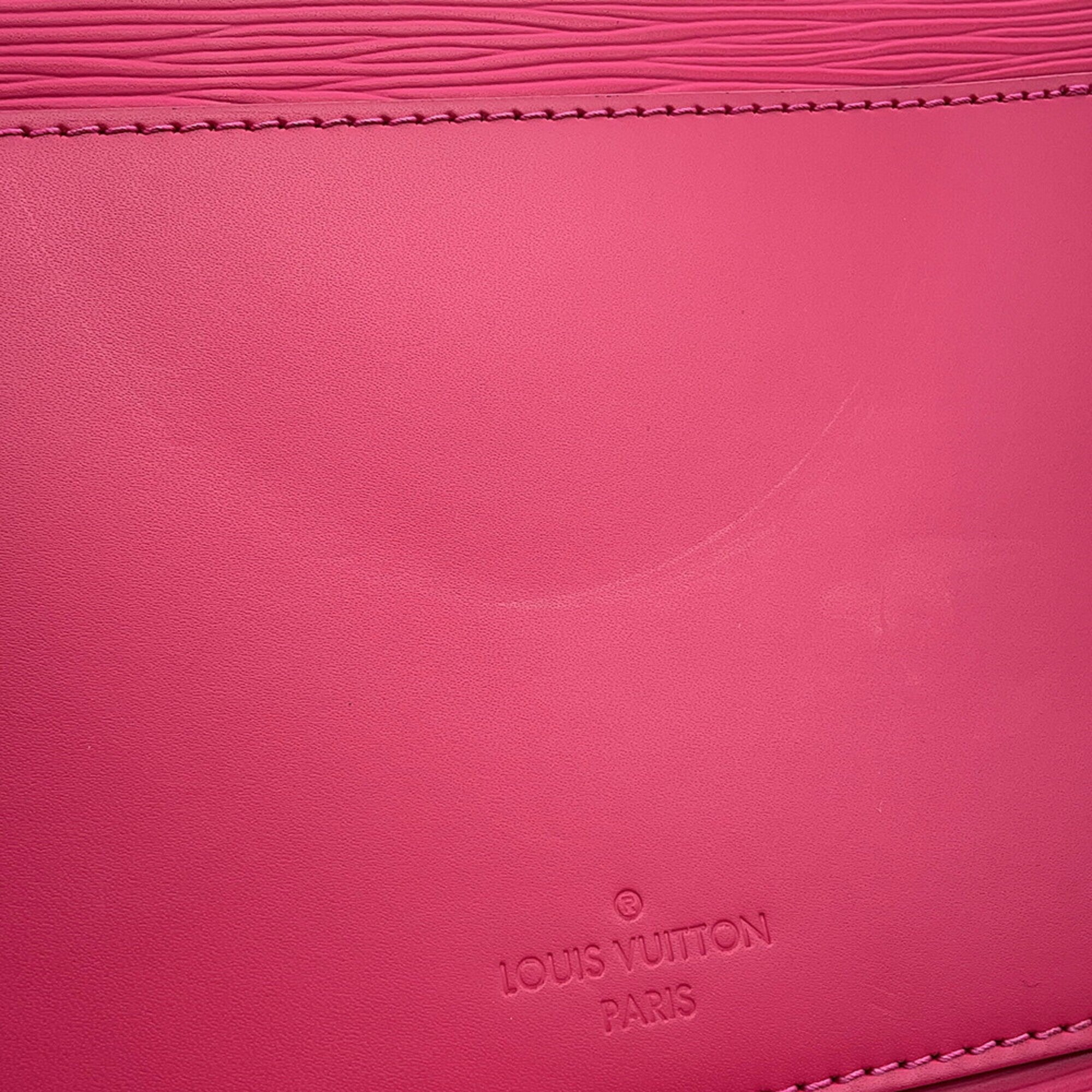 Louis Vuitton Epi Black Hot Pink Epi Leather Handbag Shoulder Bag (Pre-Owned)