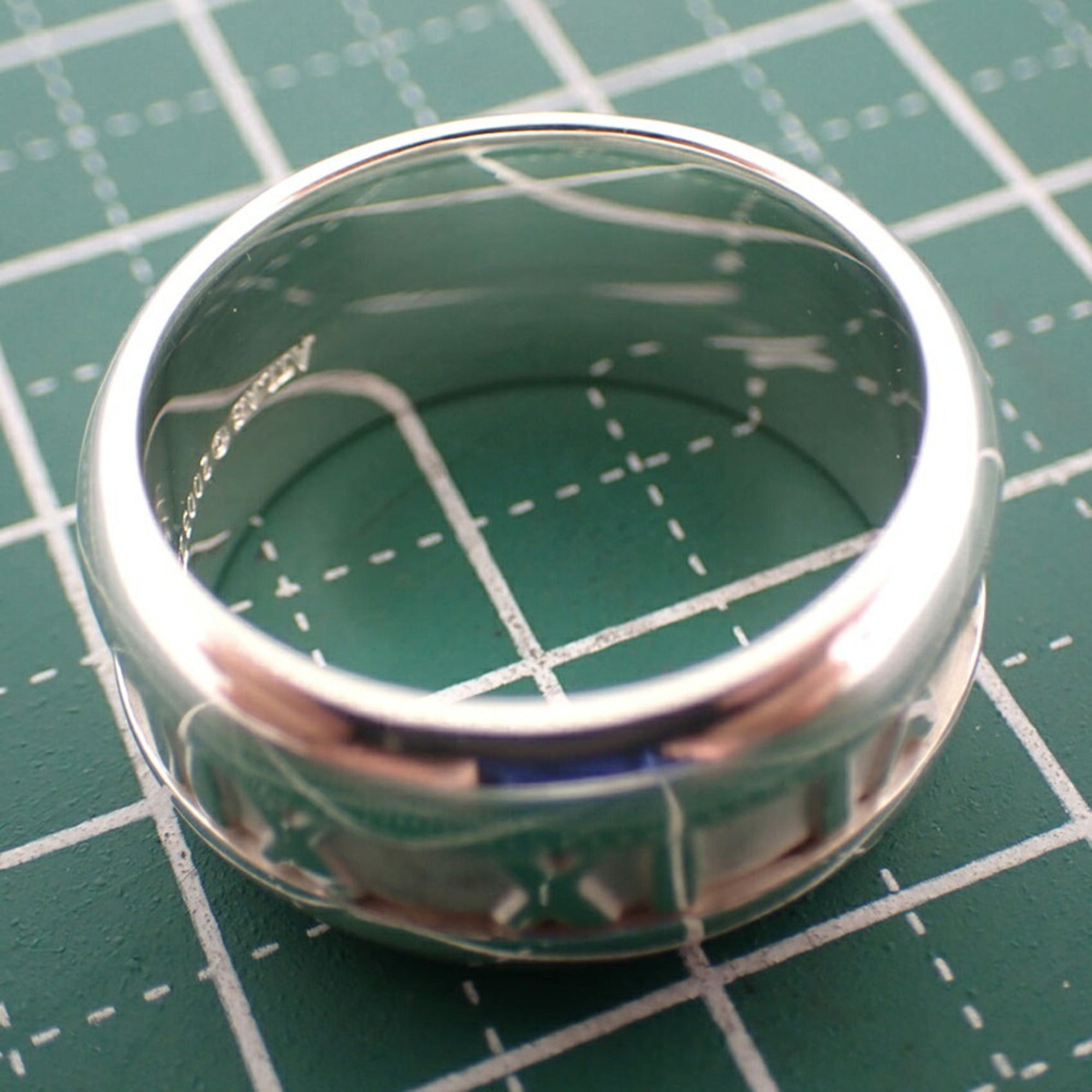 Tiffany Sterling Silver 925 Band Ring (Pre-Owned)