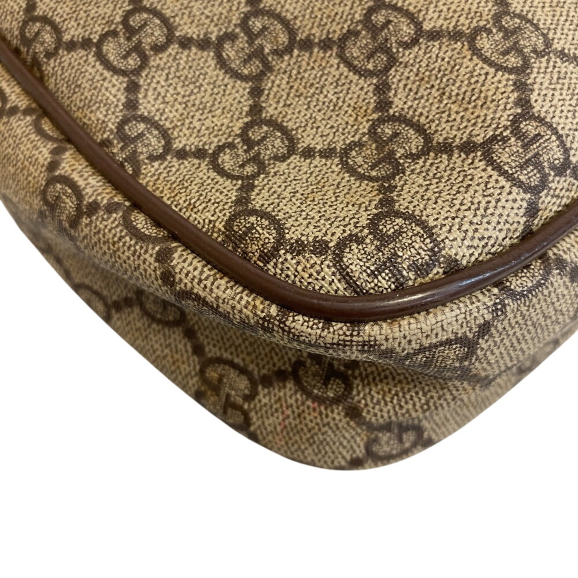 Gucci Brown Pvc Pochette Shoulder Bag (Pre-Owned)
