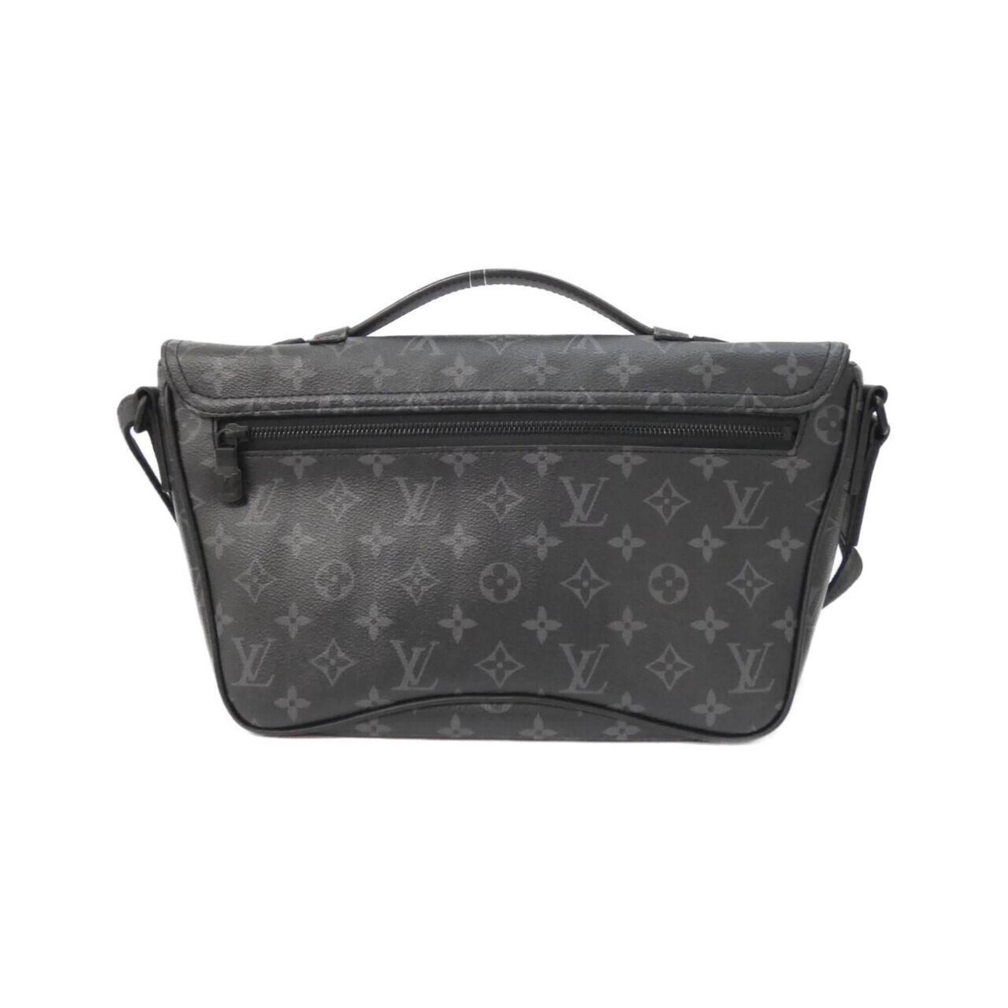Louis Vuitton Black Coated Canvas Shoulder Bag (Pre-Owned)