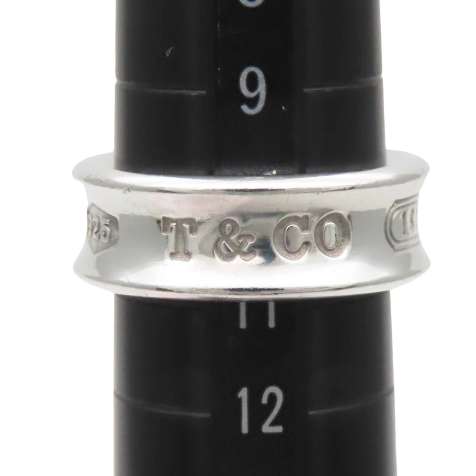 Tiffany Silver Silver 925 Band Ring (Pre-Owned)