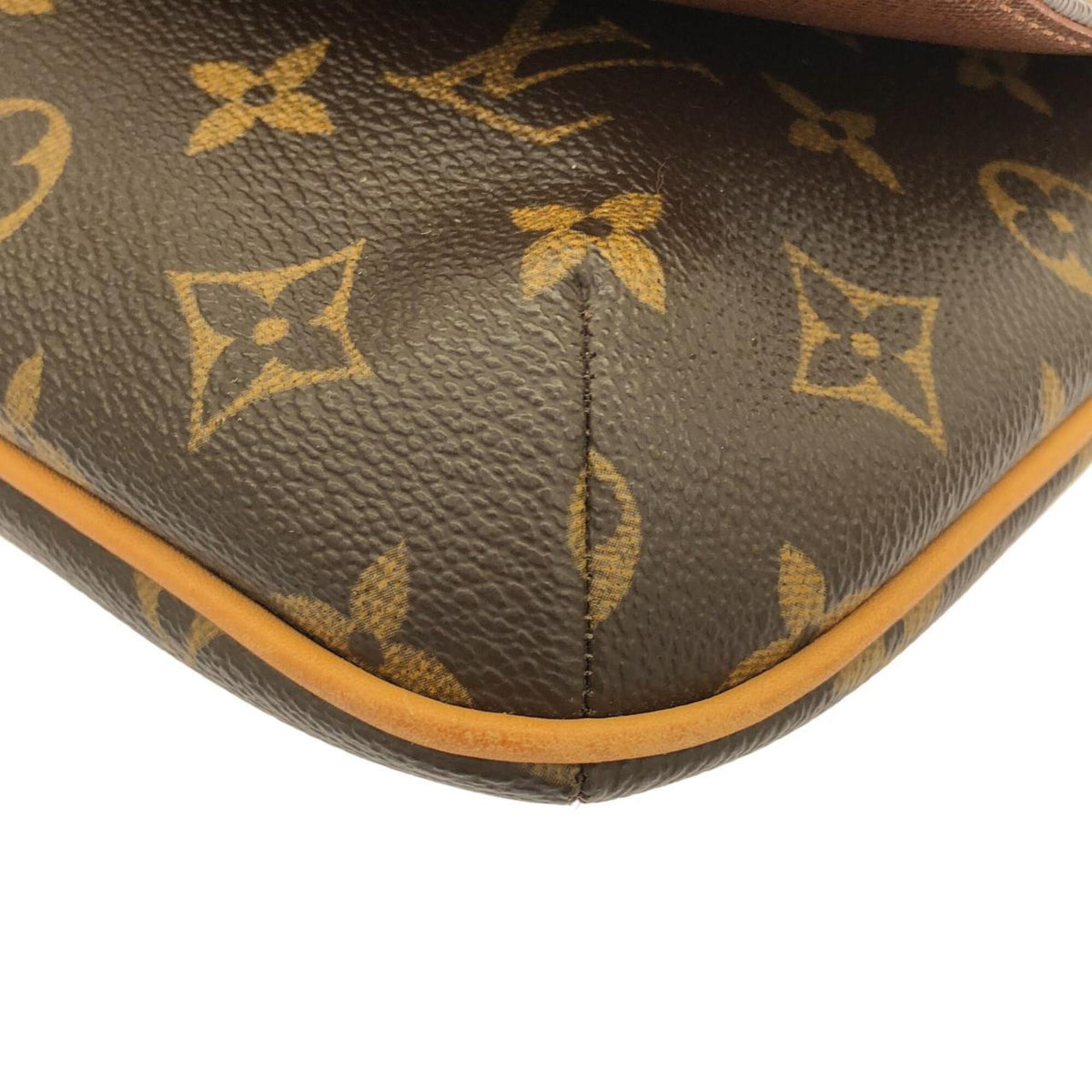 Louis Vuitton Marron Monogram Coated Canvas Shoulder Bag (Pre-Owned)