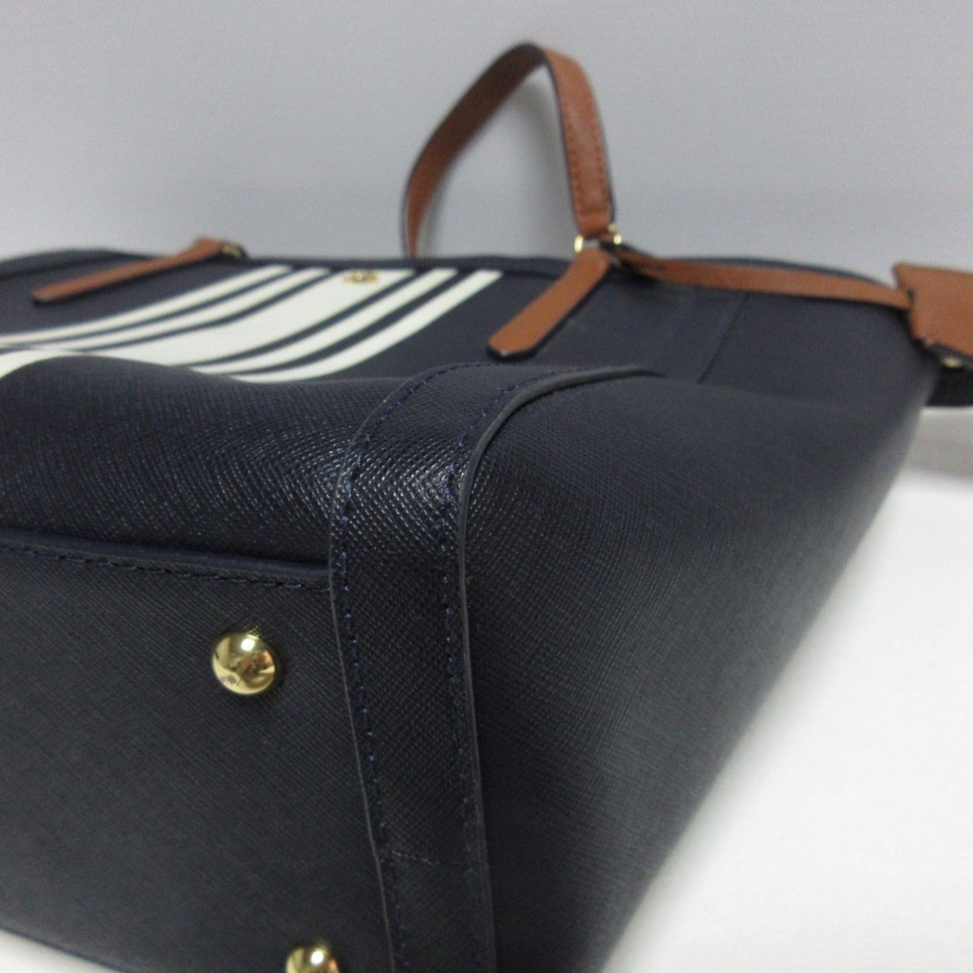 Ralph Lauren Navy Shoulder Bag Tote Bag (Pre-Owned)