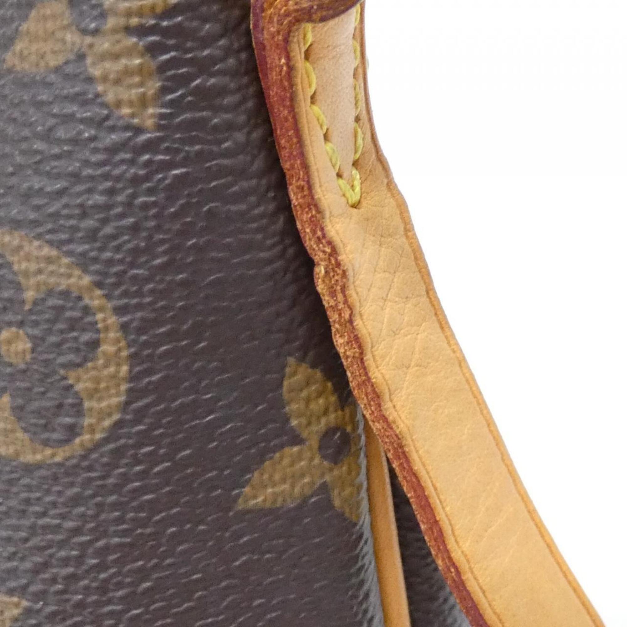 Louis Vuitton Marron Coated Canvas Handbag (Pre-Owned)