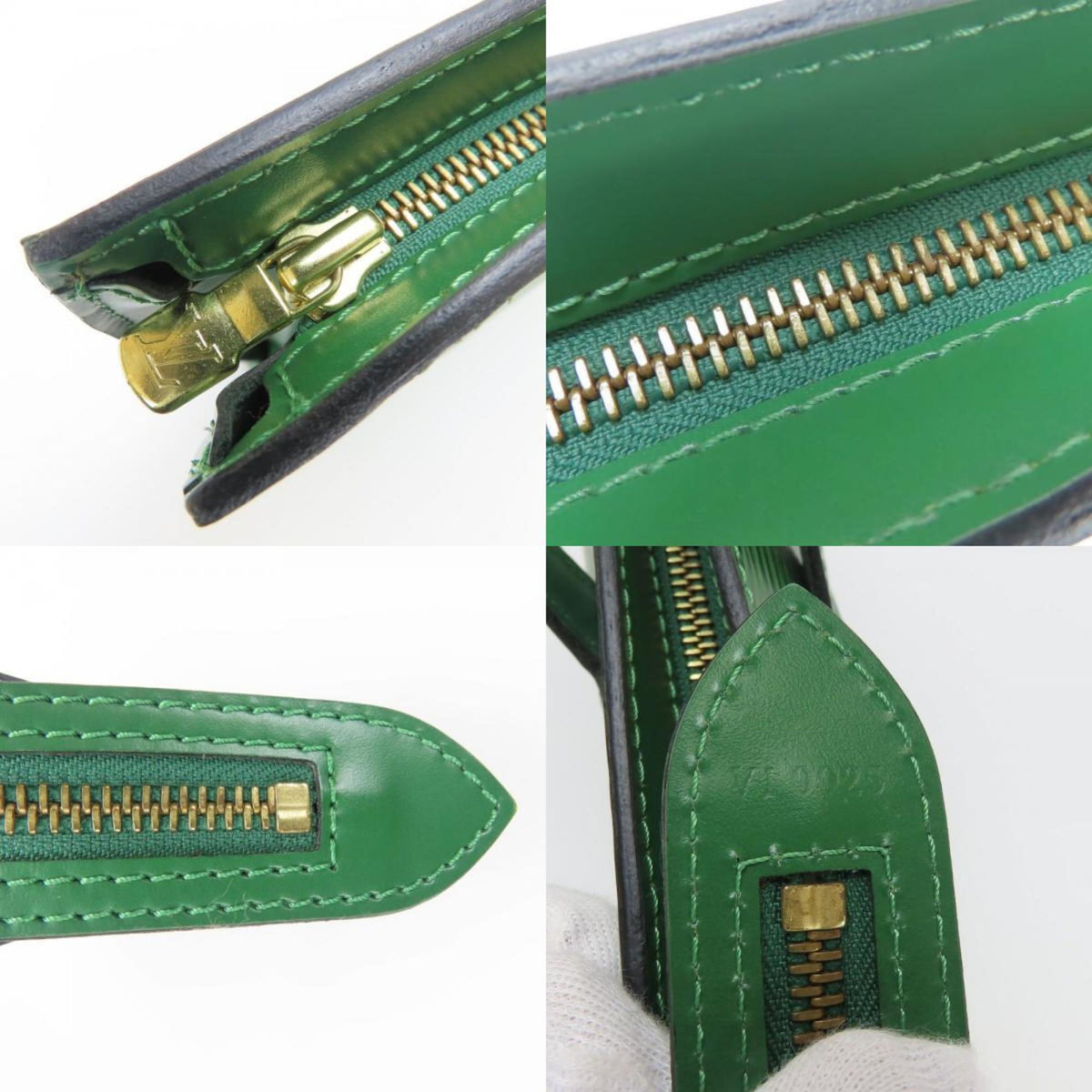 Louis Vuitton Borneo Green Epi Leather Handbag (Pre-Owned)