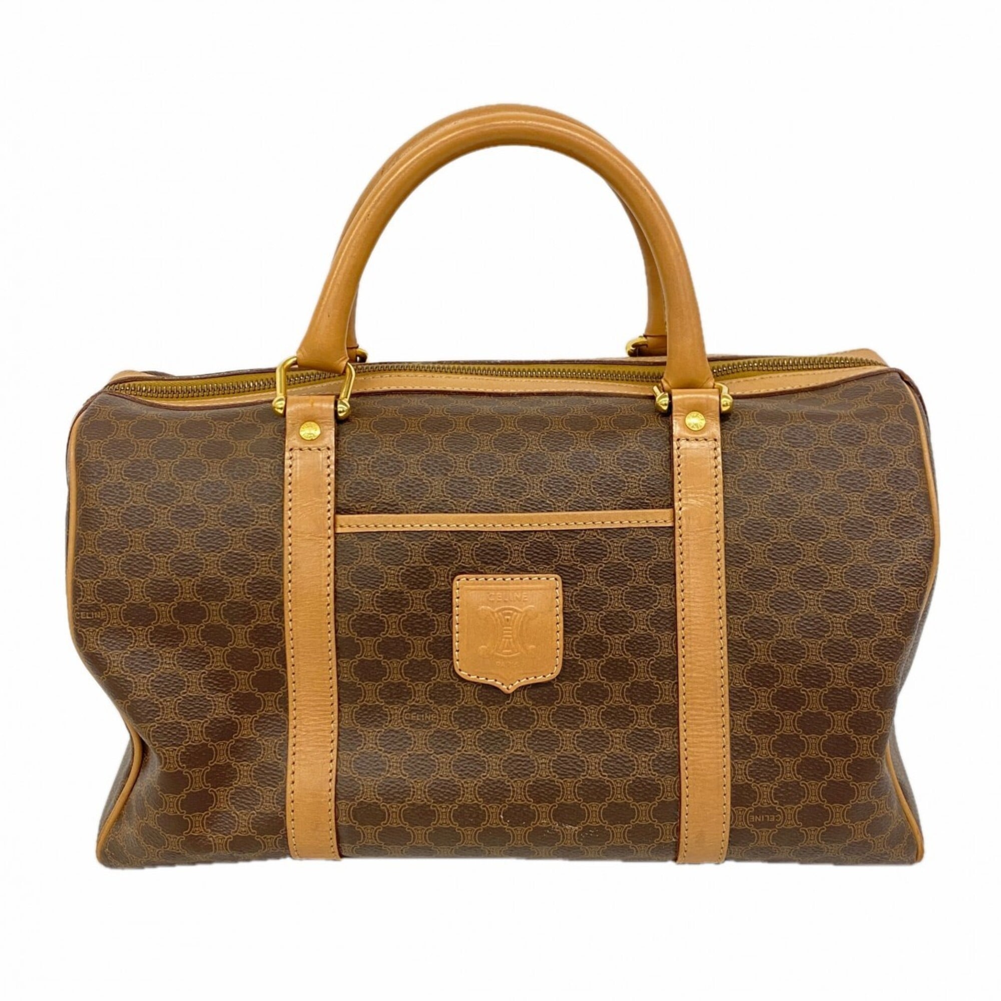 Celine Brown Pvc Handbag (Pre-Owned)