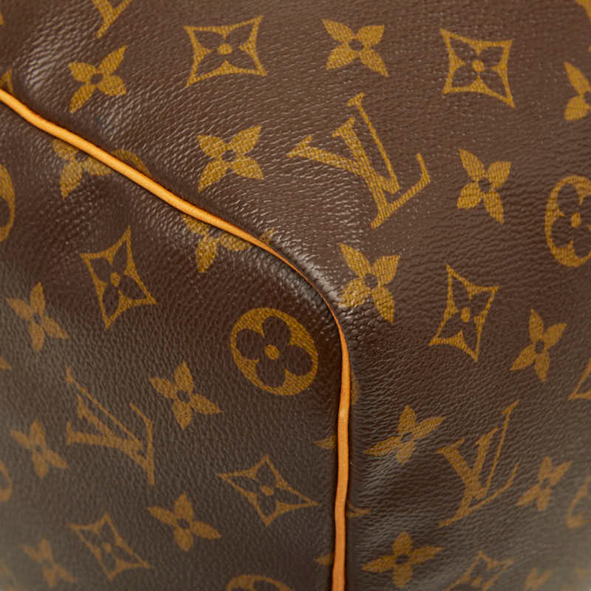 Louis Vuitton Brown Monogram Pvc Leather Boston Bag Handbag (Pre-Owned)