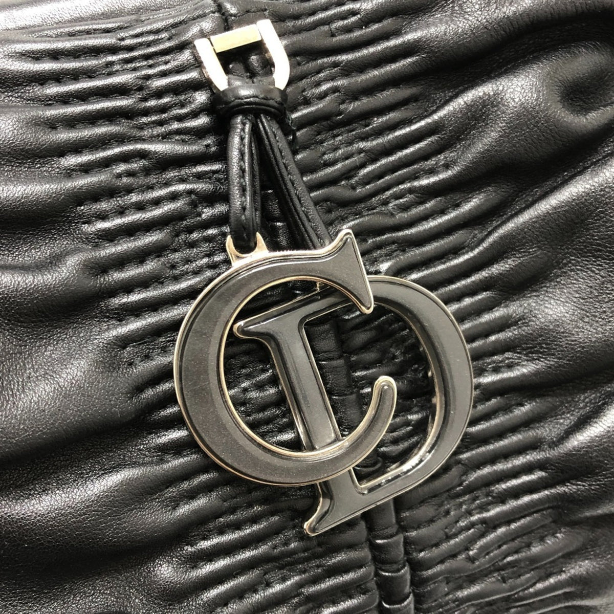 Christian Dior Black Leather Handbag (Pre-Owned)