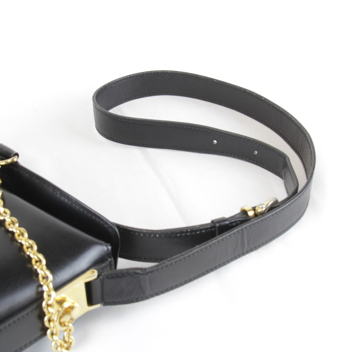 Celine Black Leather Shoulder Bag (Pre-Owned)